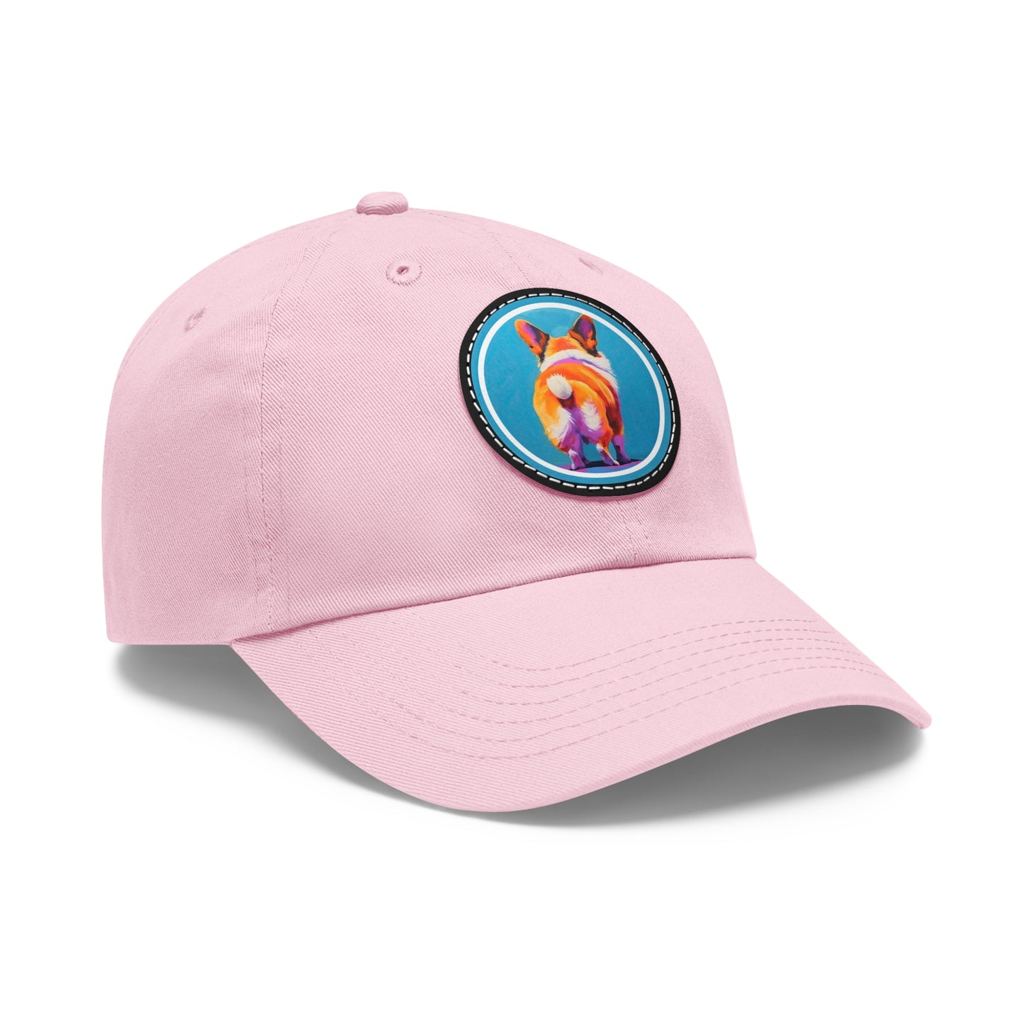 Corgi Butt - Cap with Leather Patch