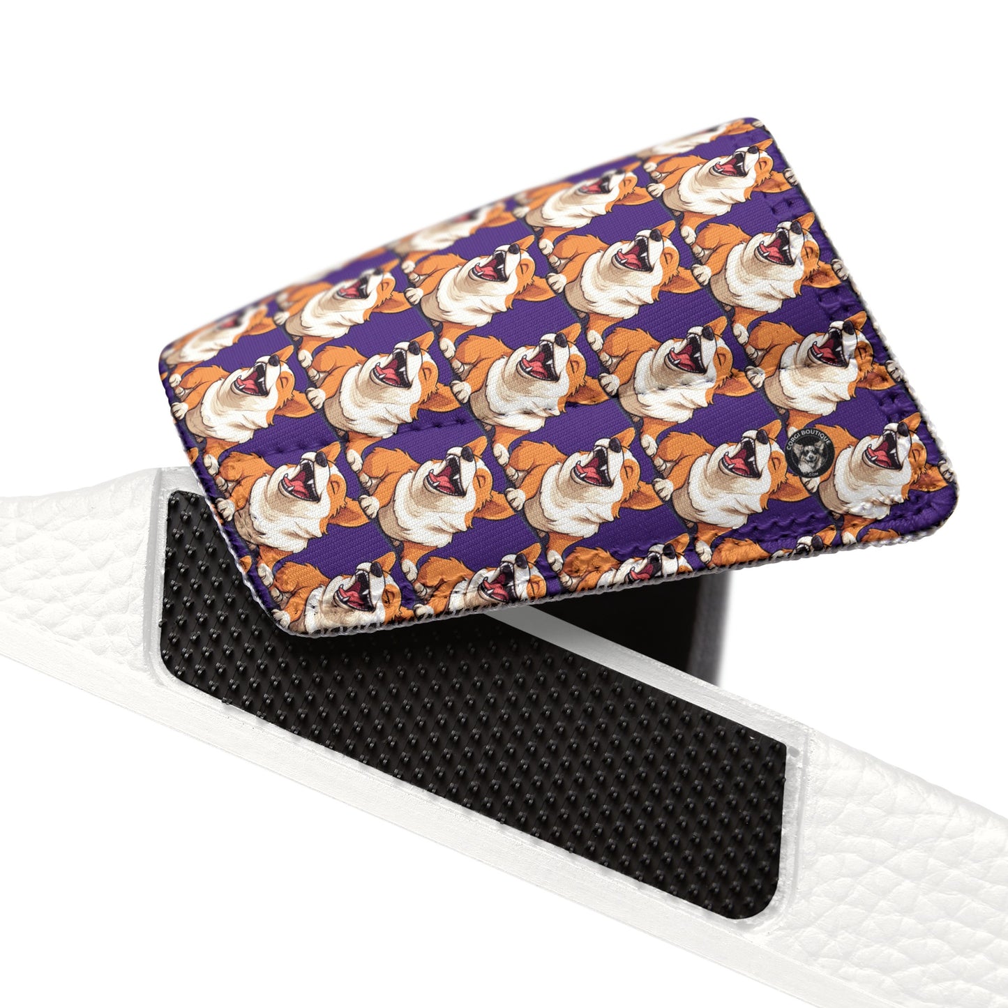 Comical Corgi Mosaic - Women's Slide Sandals