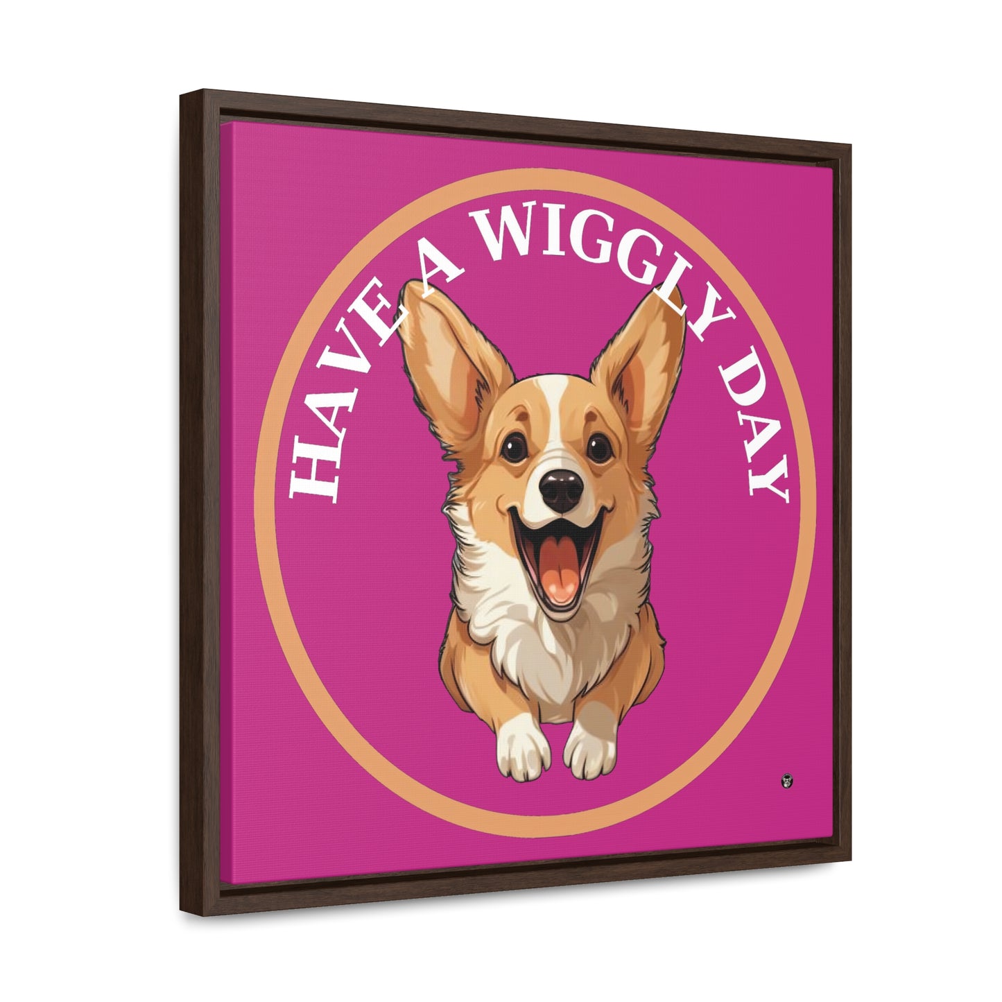 Have a Wiggly Day - Framed on Canvas