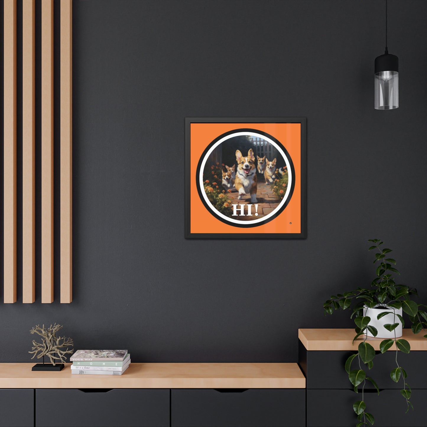 Hi! - Framed Print