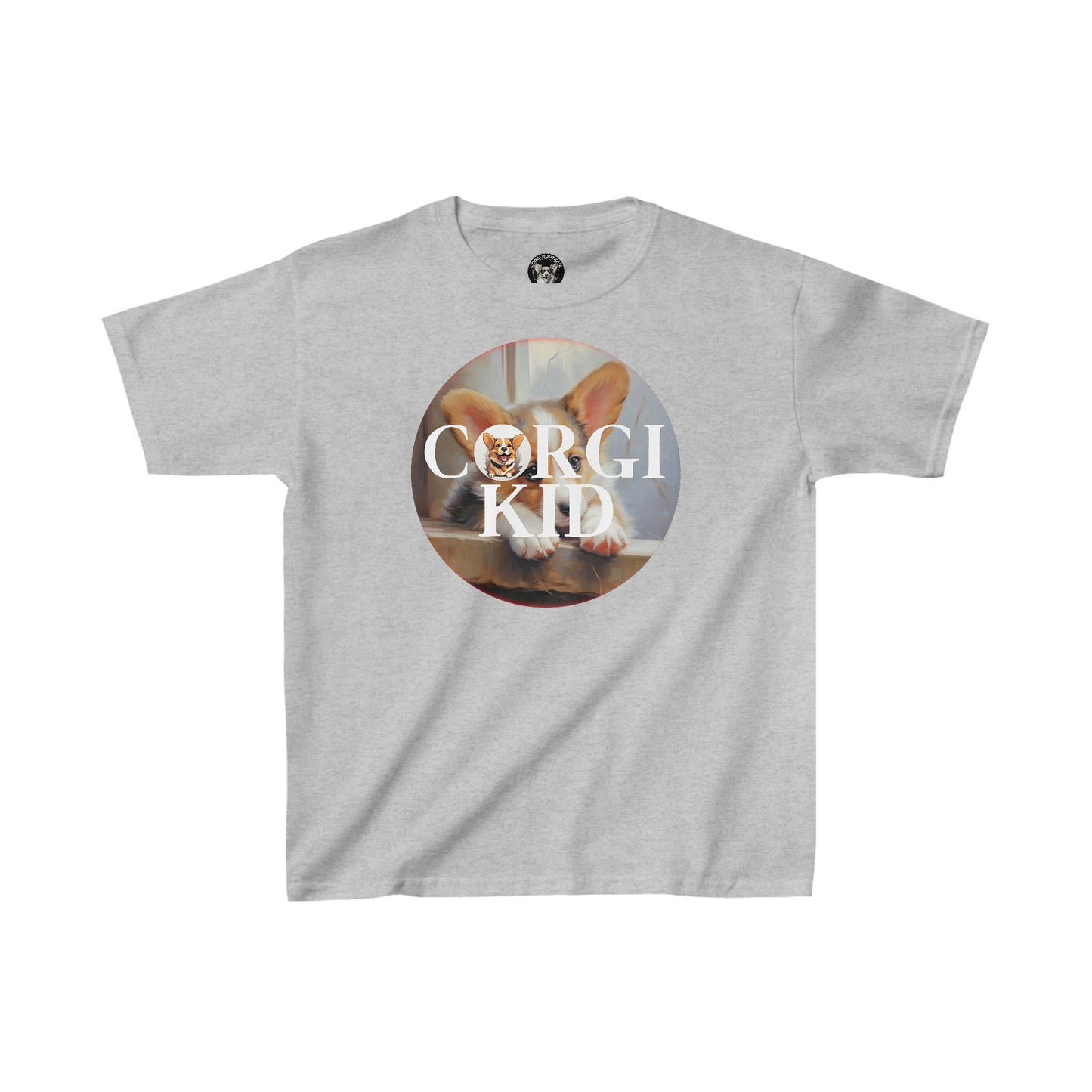 Corgi Kid - Kids Heavy Cotton Tee