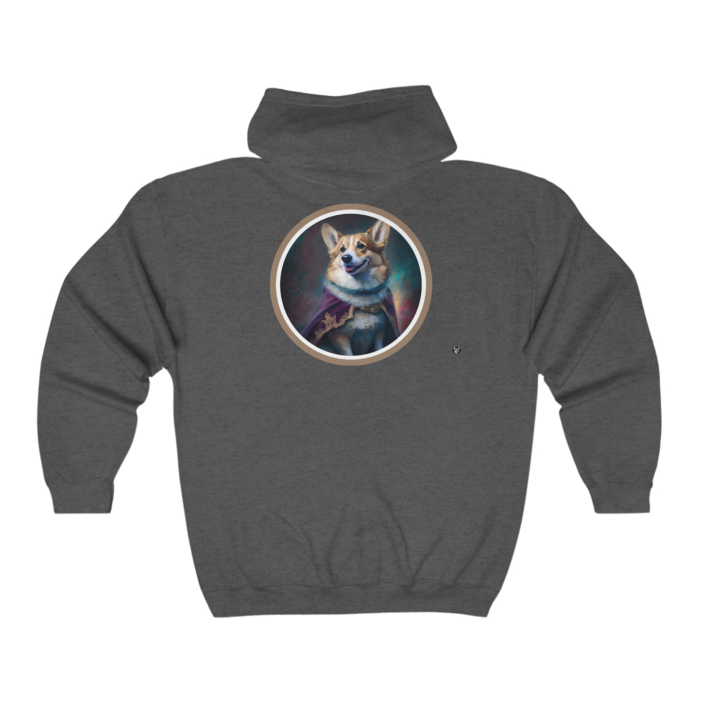 Corgi Royalty - Zip Hoodie