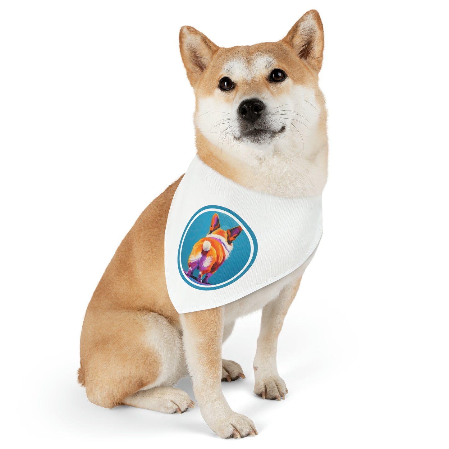 Corgi Butt - Bandana Collar
