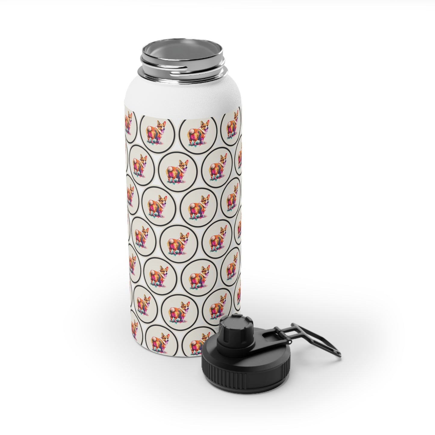 The Observer Mosaic - Water Bottle with Sport Lid