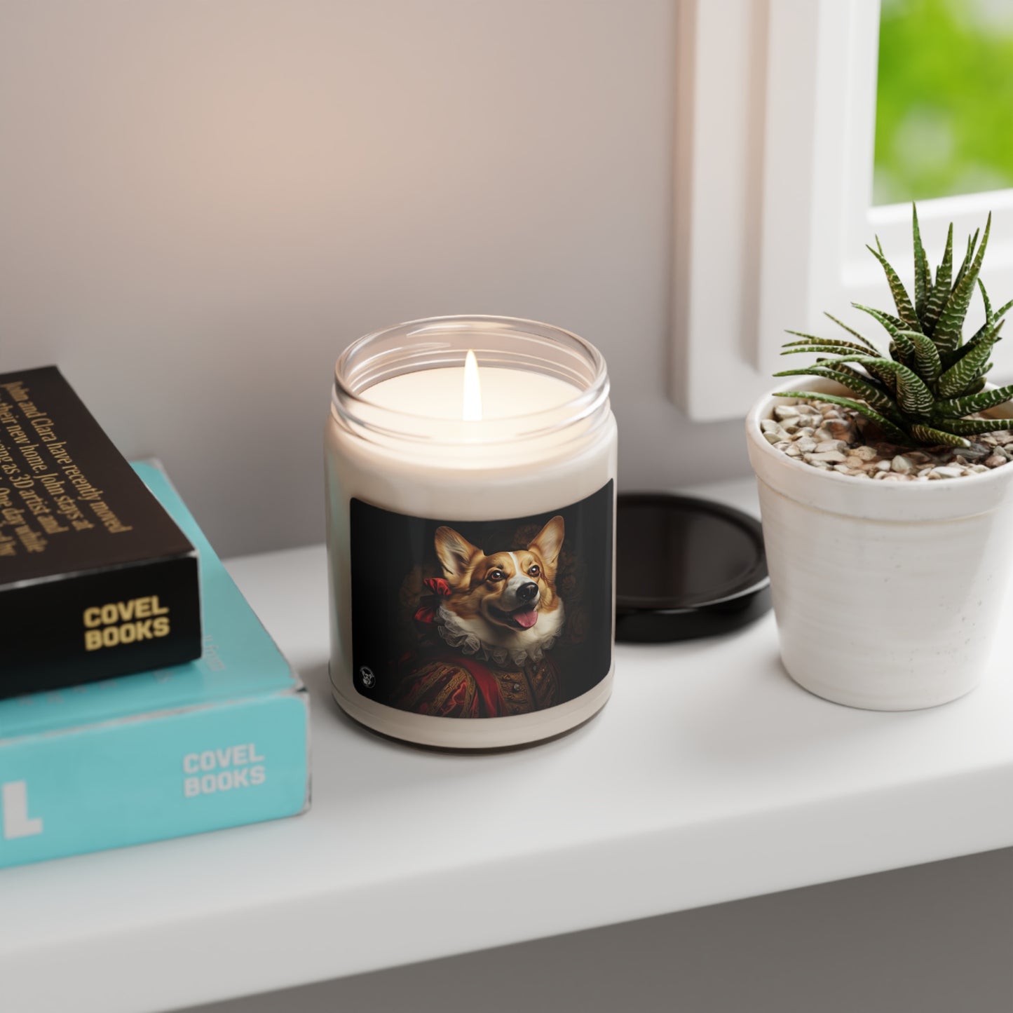 Renaissance Corgi - Scented Soy Candle