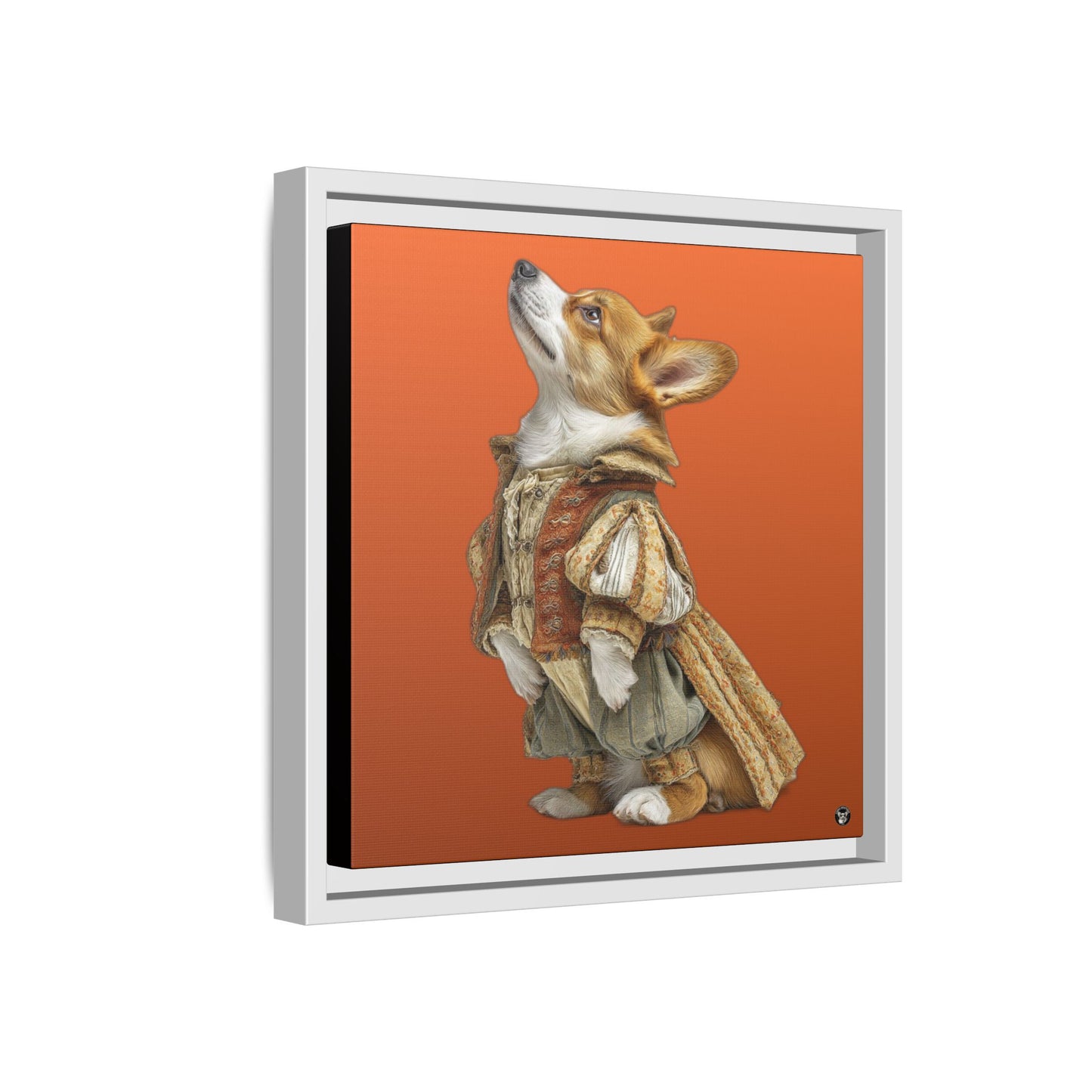 Prince Corgi sur toile