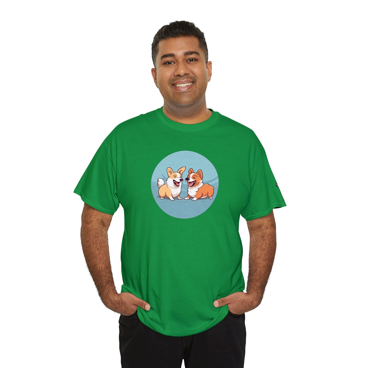 Corgi Couple - Unisex Heavy Cotton Tee