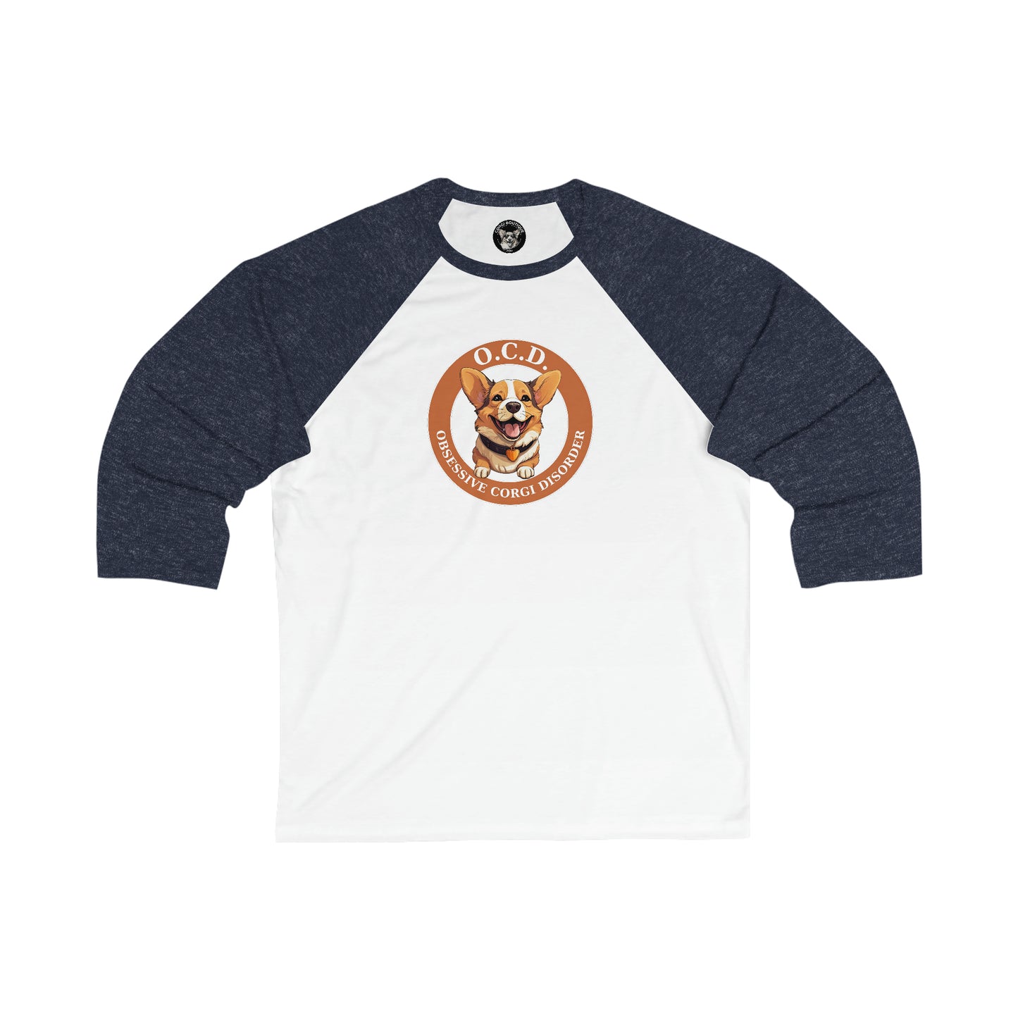 O.C.D. Obsessive Corgi Disorder - Baseball Shirt