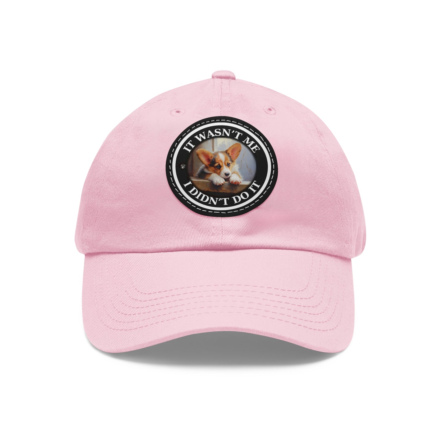 It Wasn't Me...I Didn't Do It - Cap with Leather Patch