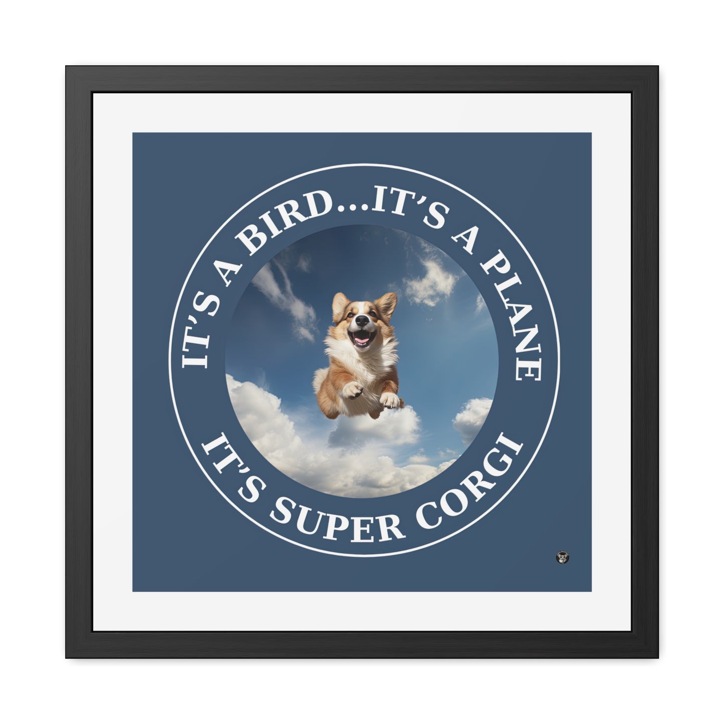 Super Corgi - Framed Print