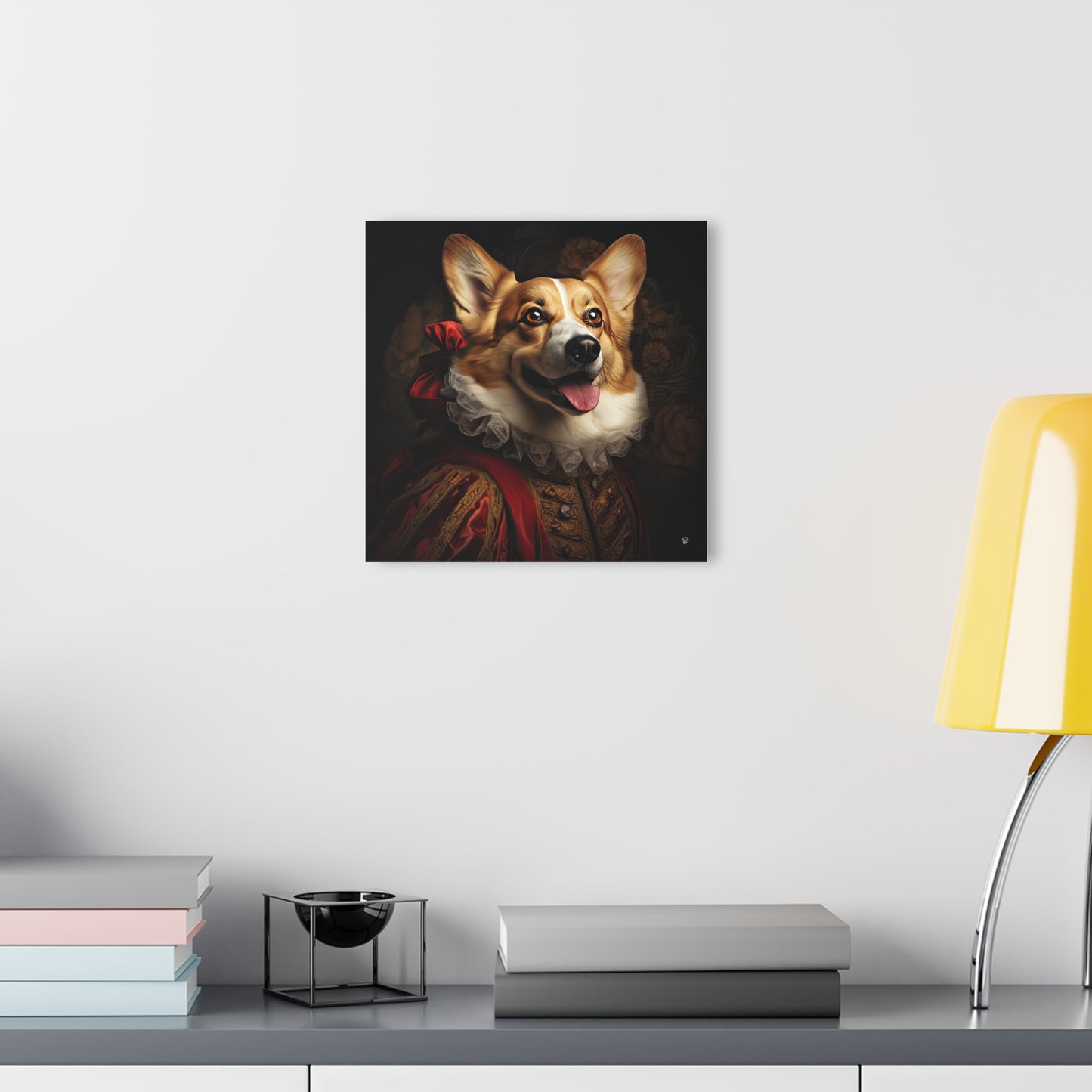 Renaissance Corgi - Print on Acrylic