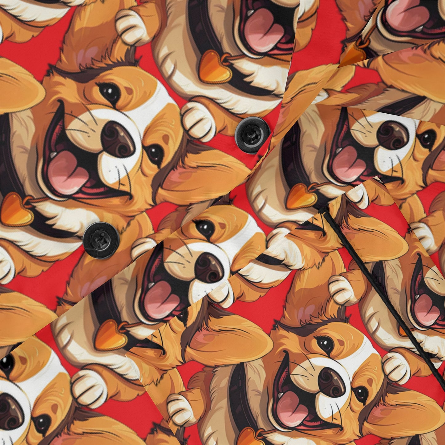 Puppy Love - Satin Pajamas