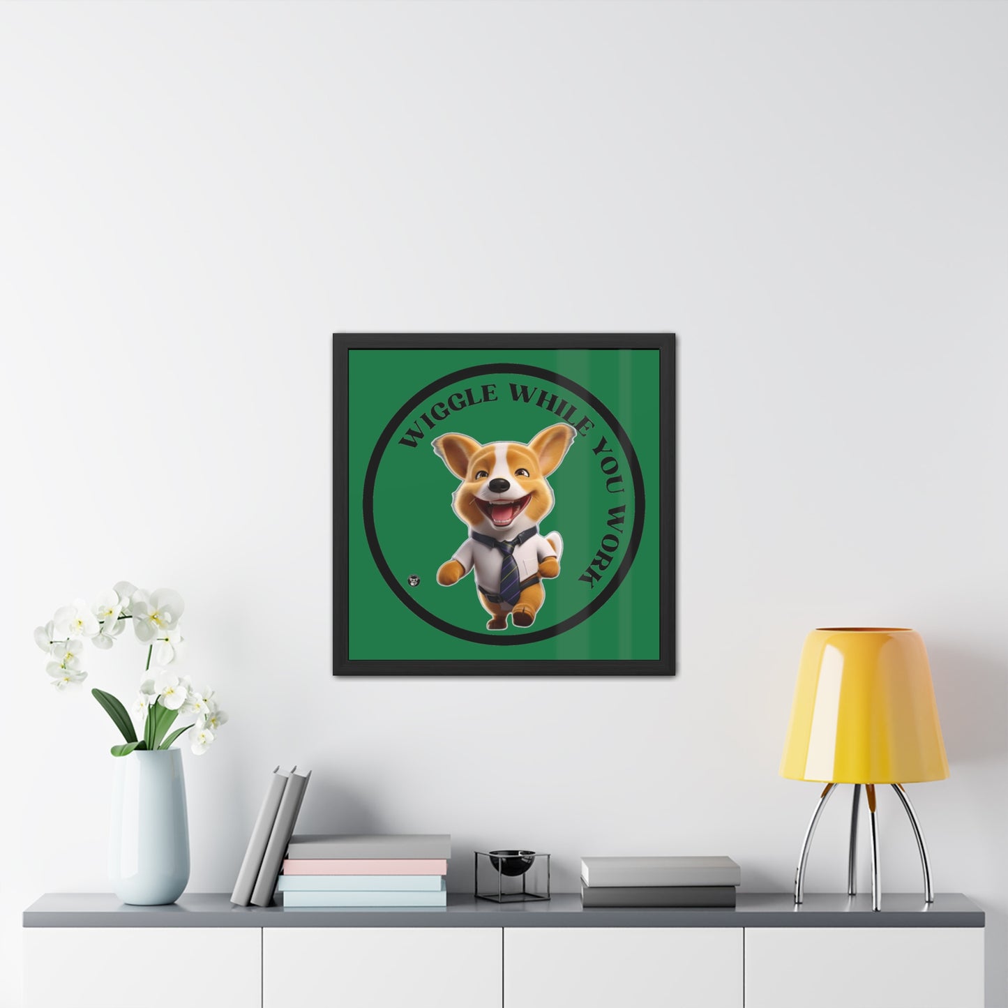 Wiggle While You Work - Framed Print