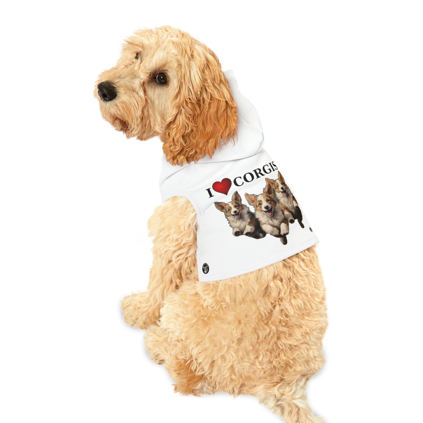 I Heart Corgis - Pet Hoodie