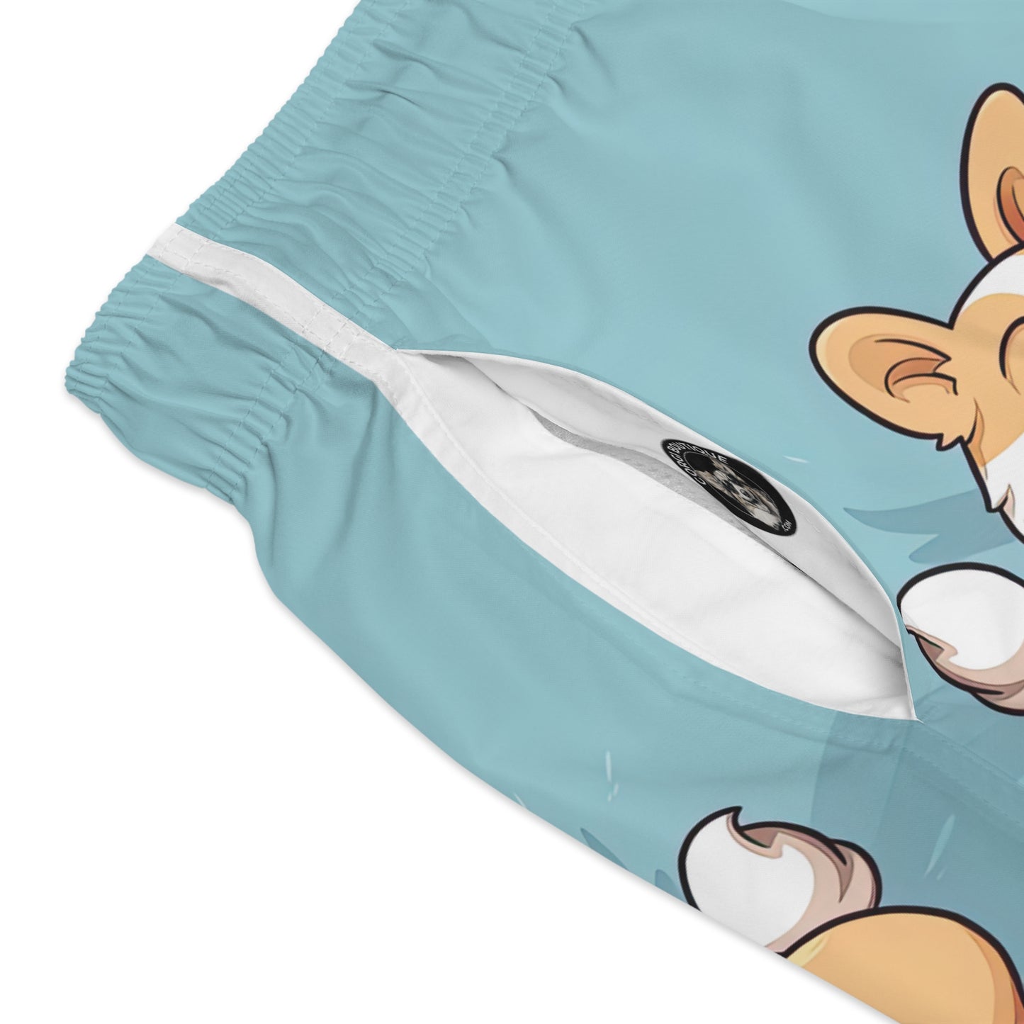Corgi Couple - Swim Trunks