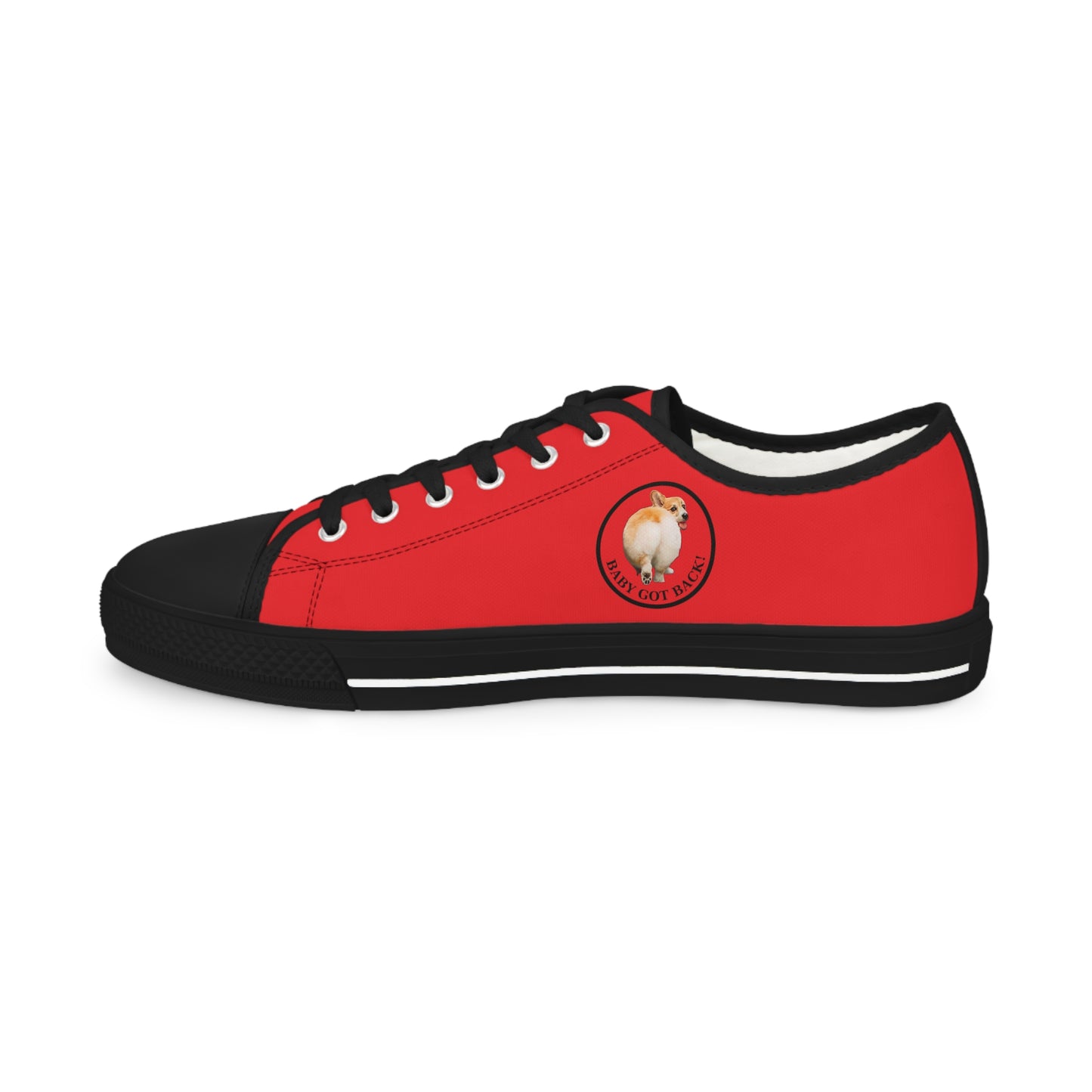 Baby Got Back - Men's Low Top Sneakers