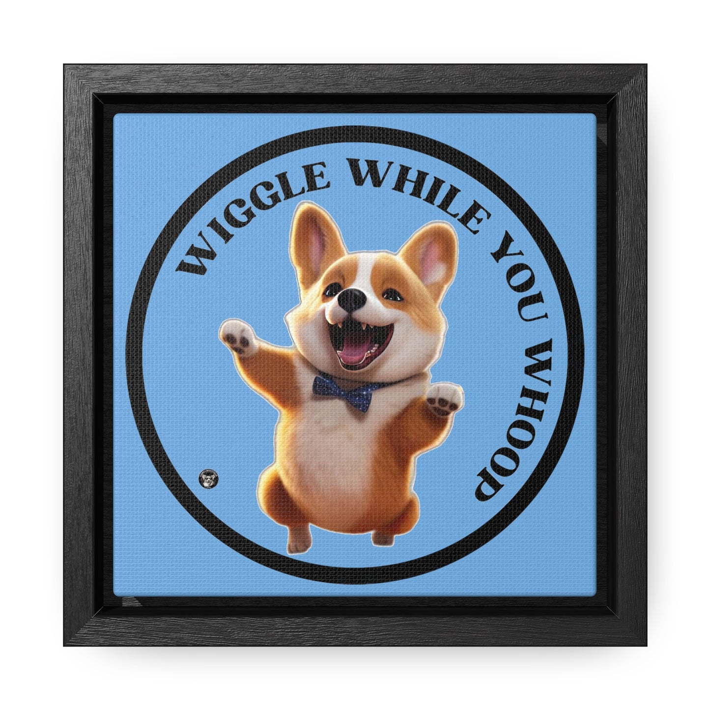 Wiggle While You Whoop - Framed on Canvas