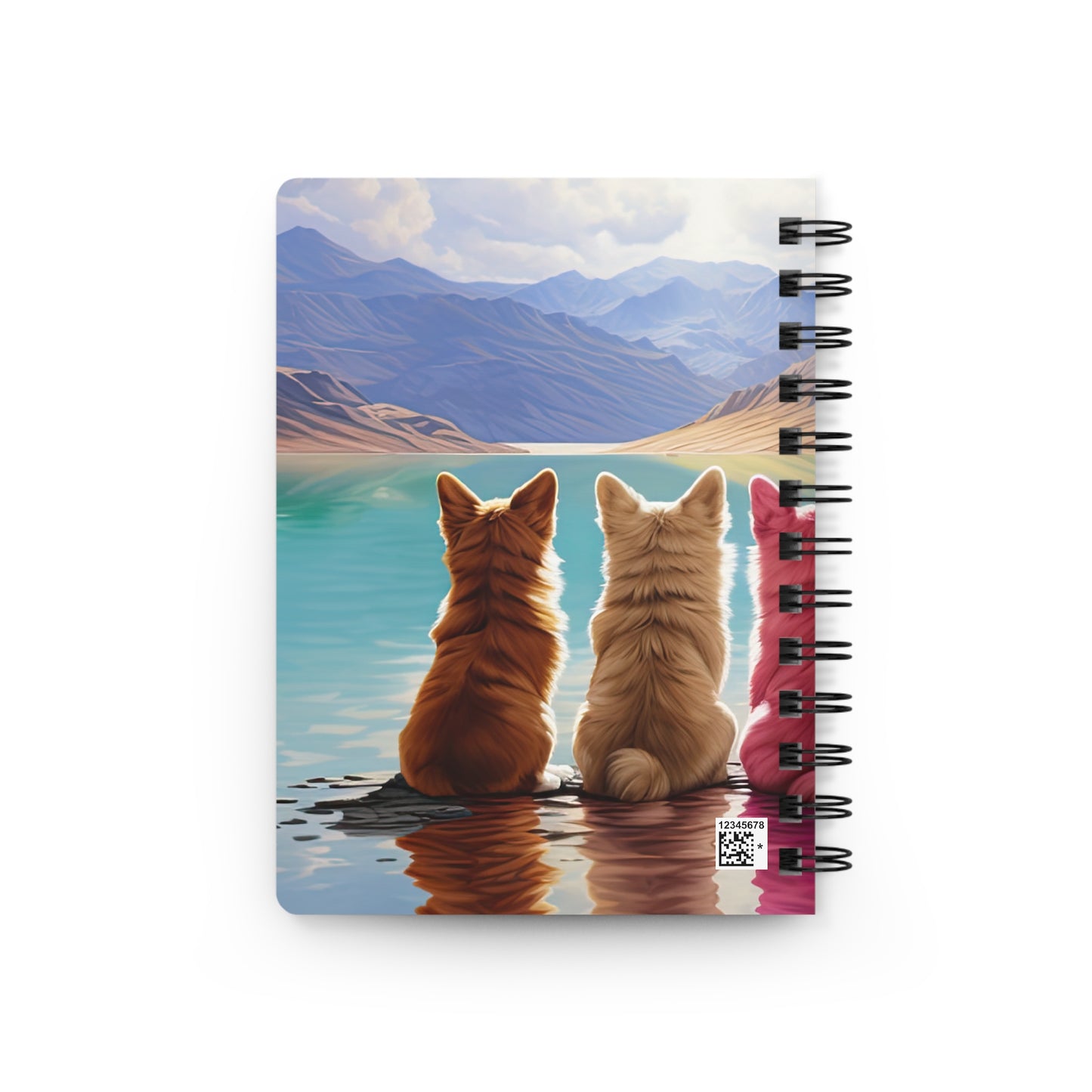 Corgi Lake - Spiral Bound Notebook