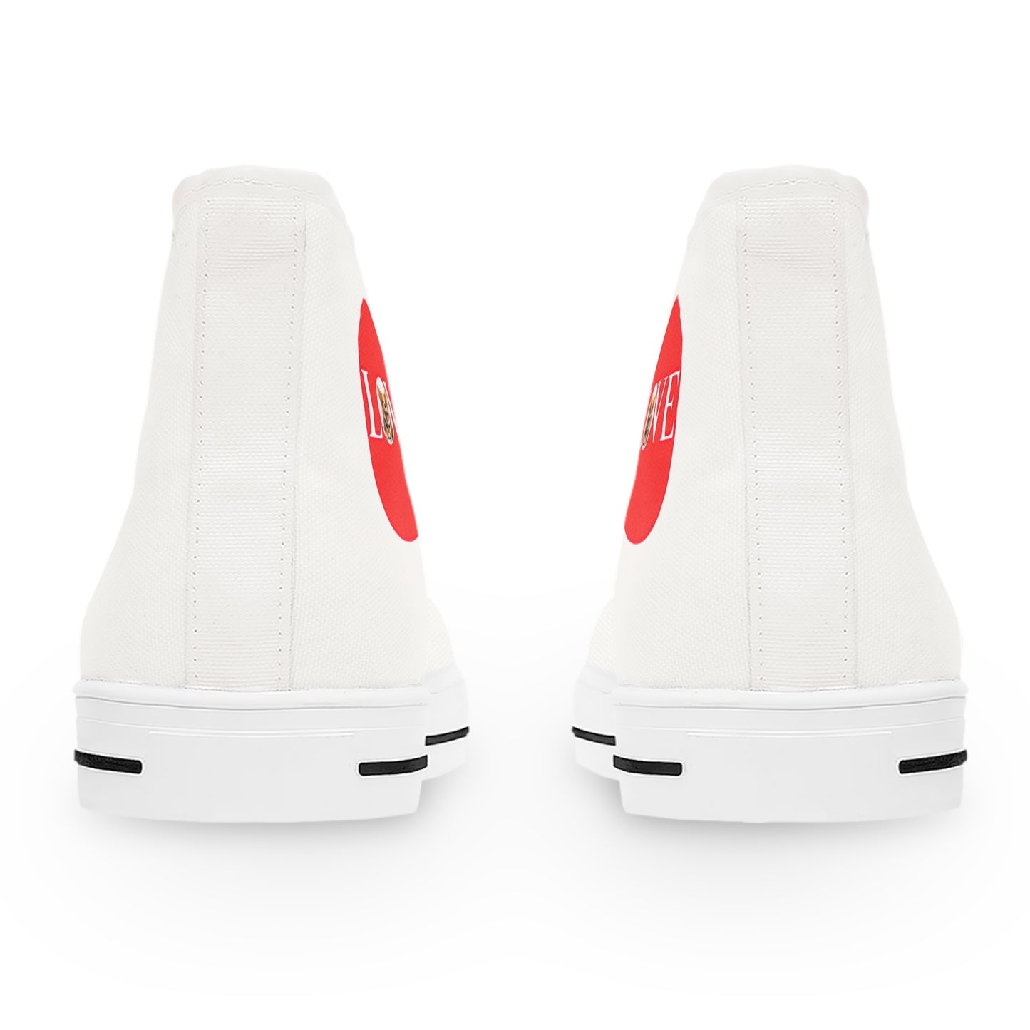 More Love - Women's High Top Sneakers