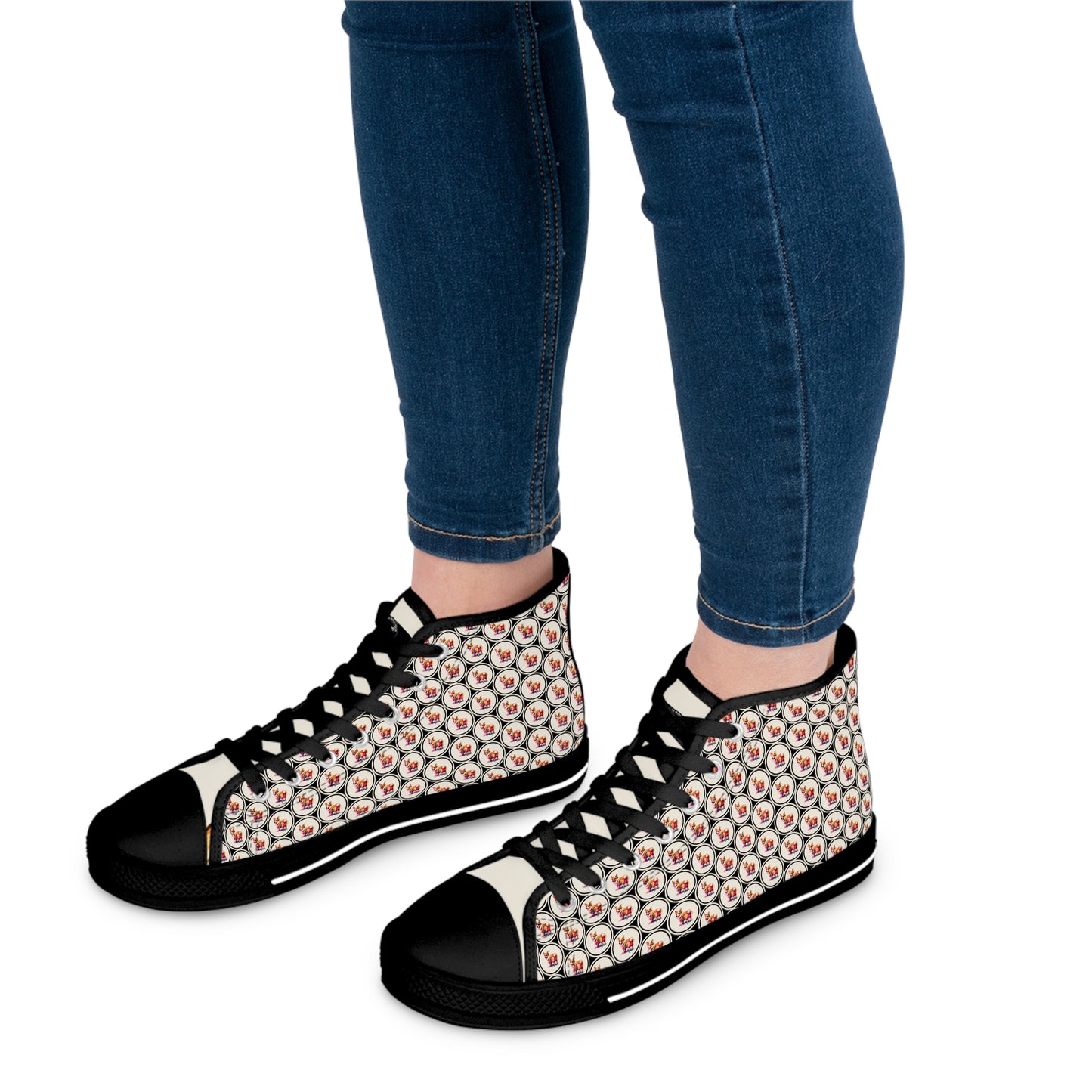 The Observer Mosaic - Women's High Top Sneakers