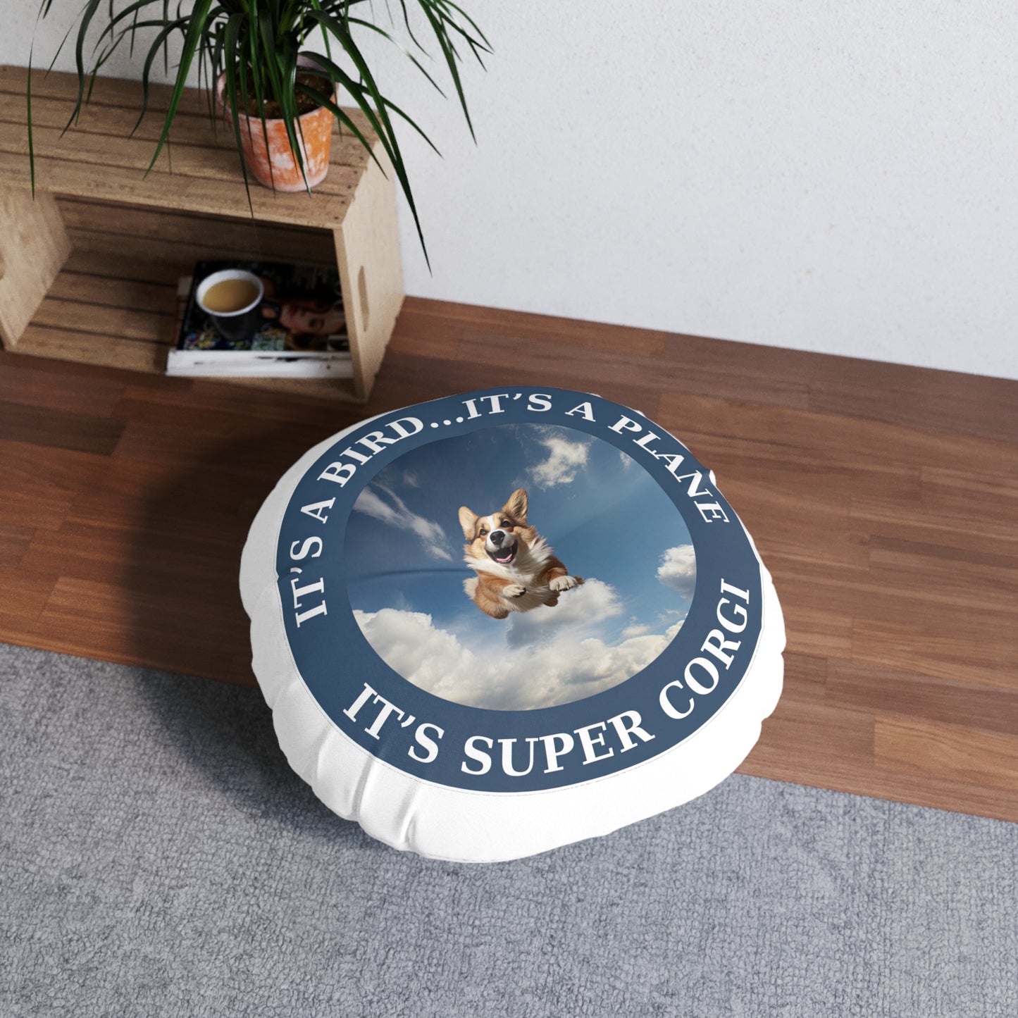 Super Corgi - Floor Pillow