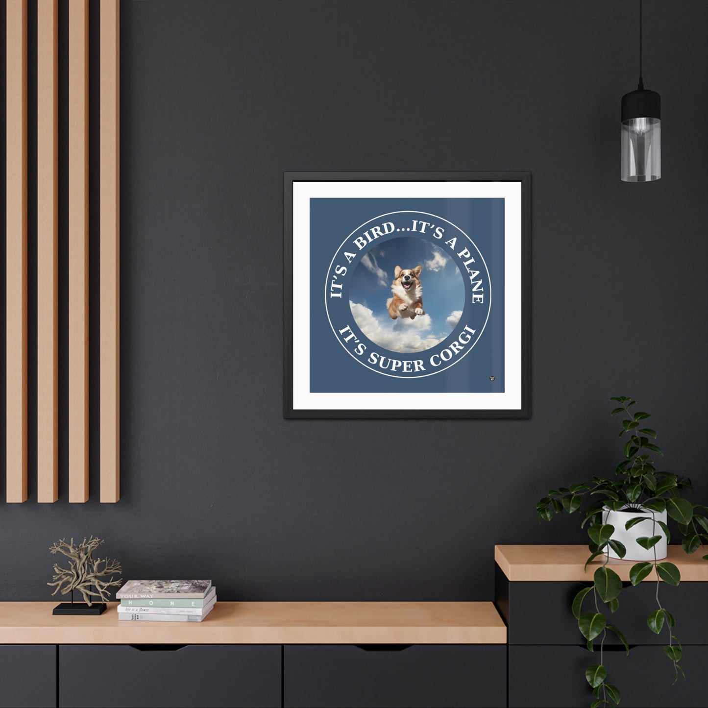 Super Corgi - Framed Print