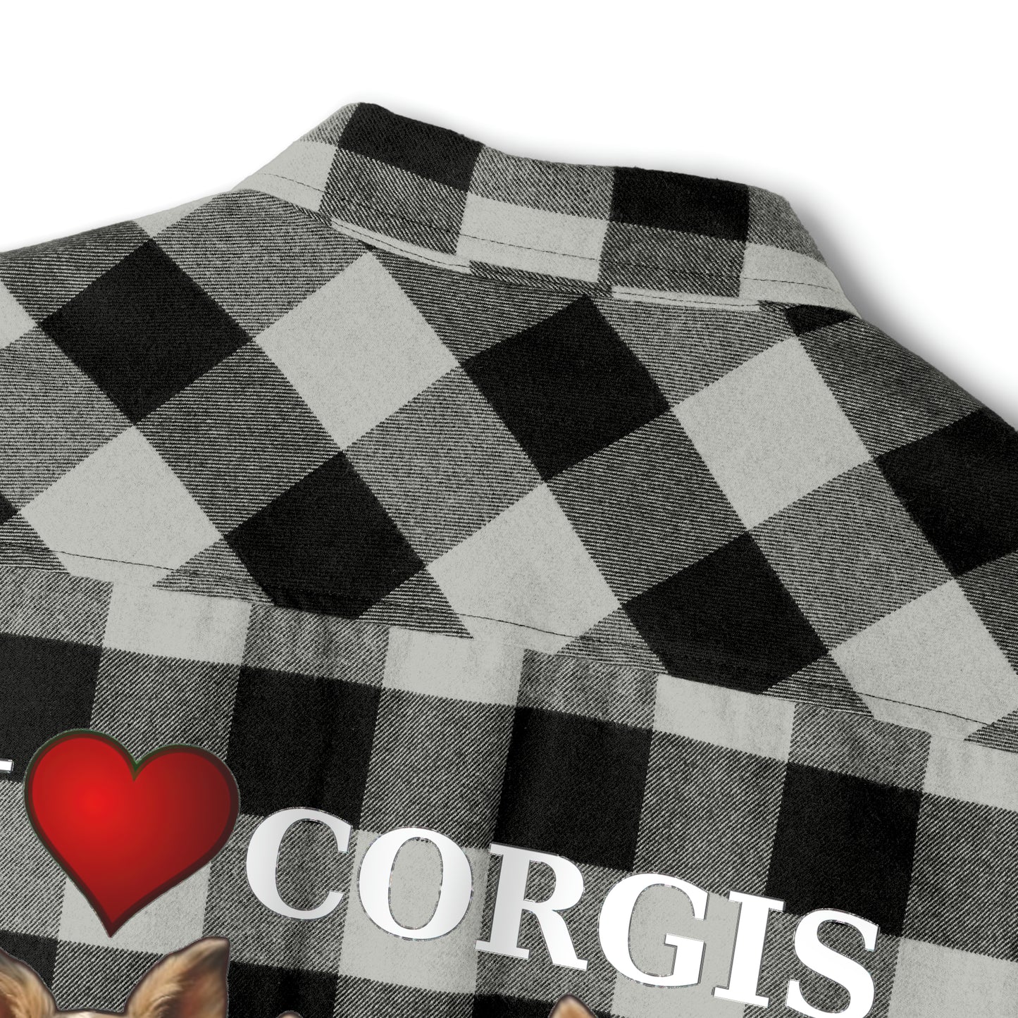 I Heart Corgis - Flannel Shirt