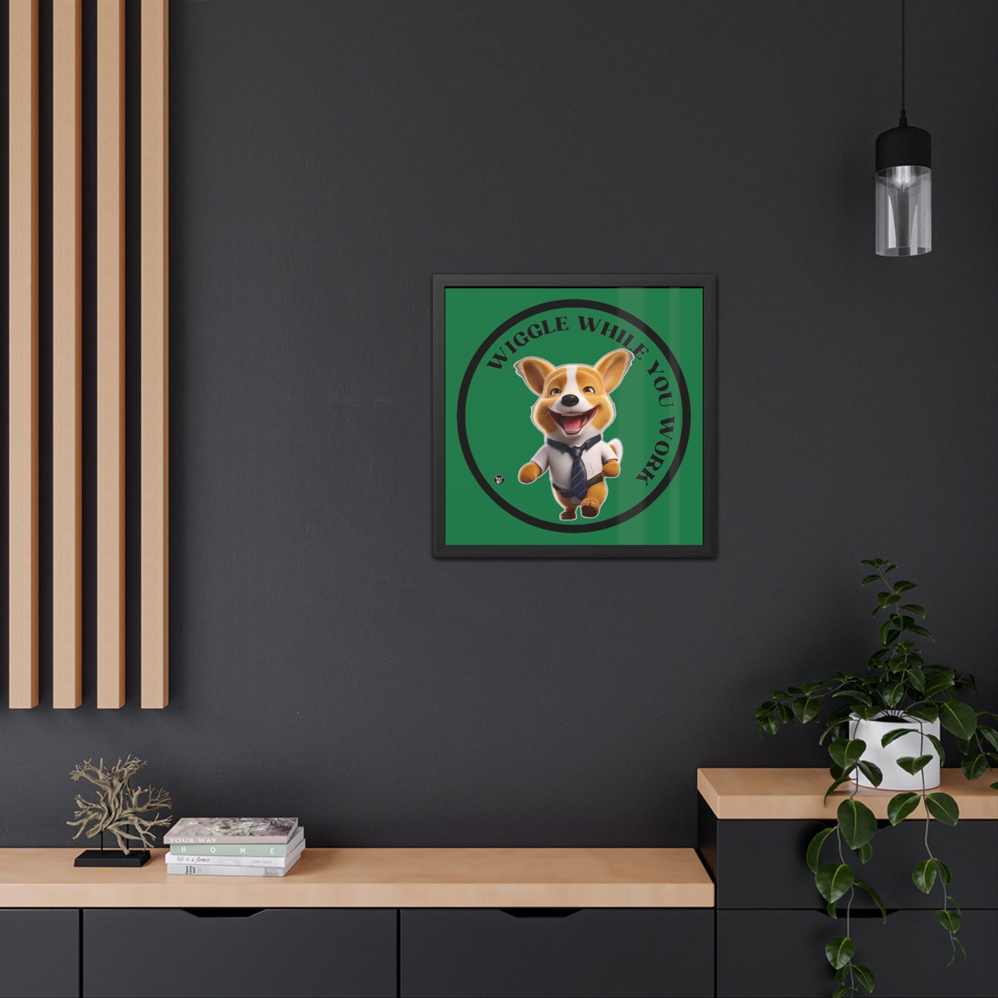 Wiggle While You Work - Framed Print