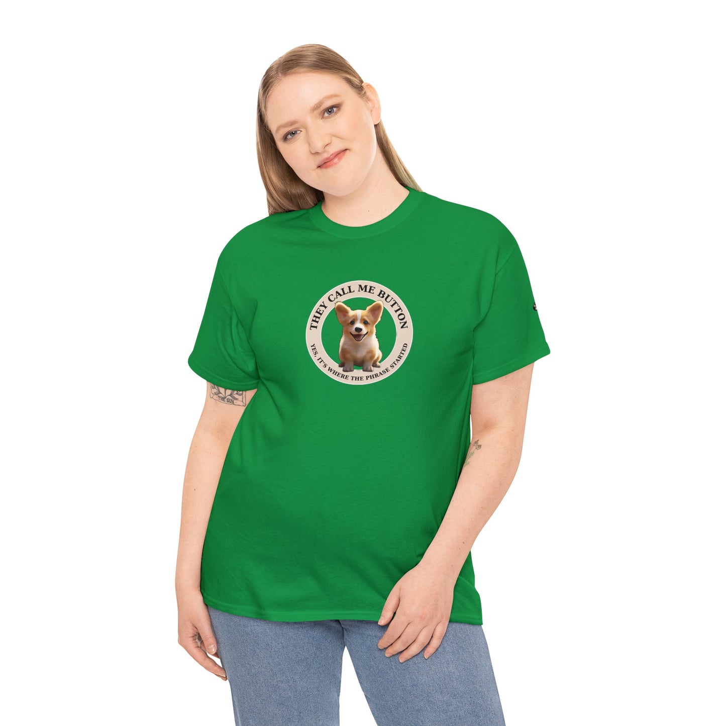 Cute as a Button - Unisex Heavy Cotton Tee