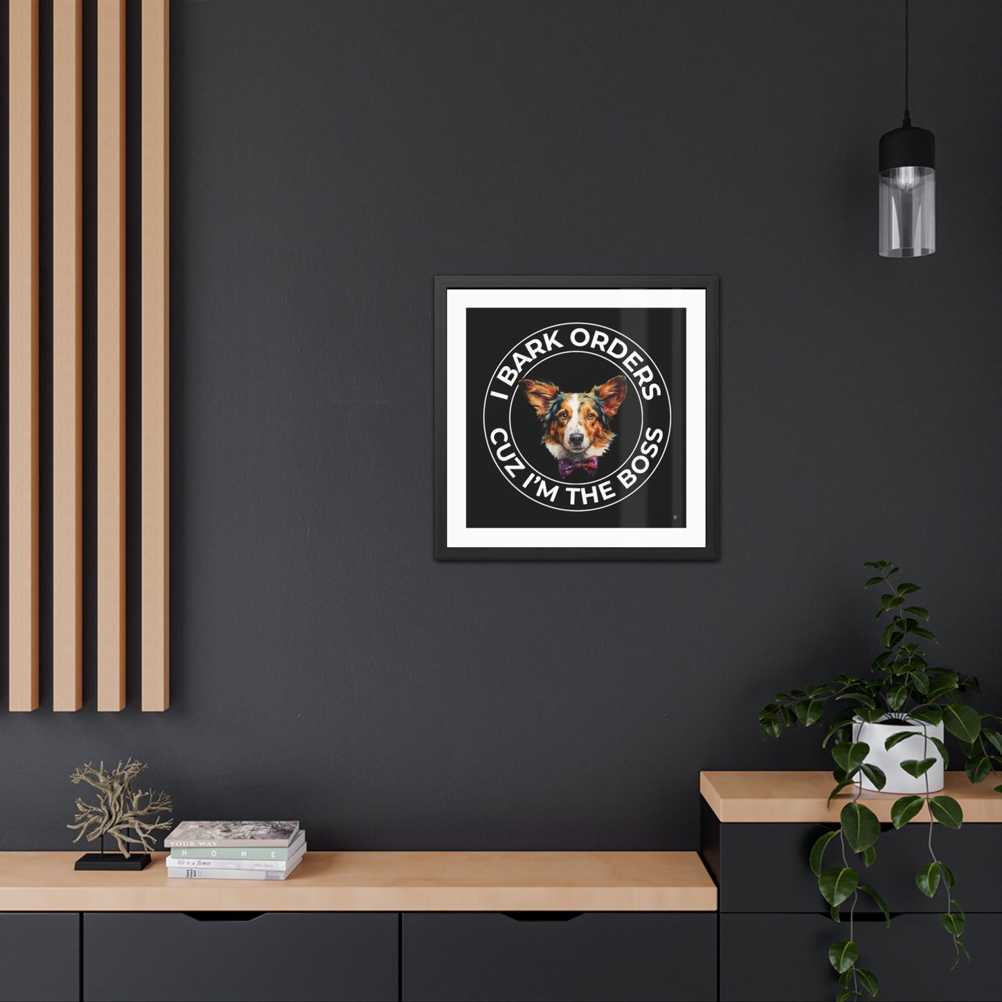 The Boss - Framed Print