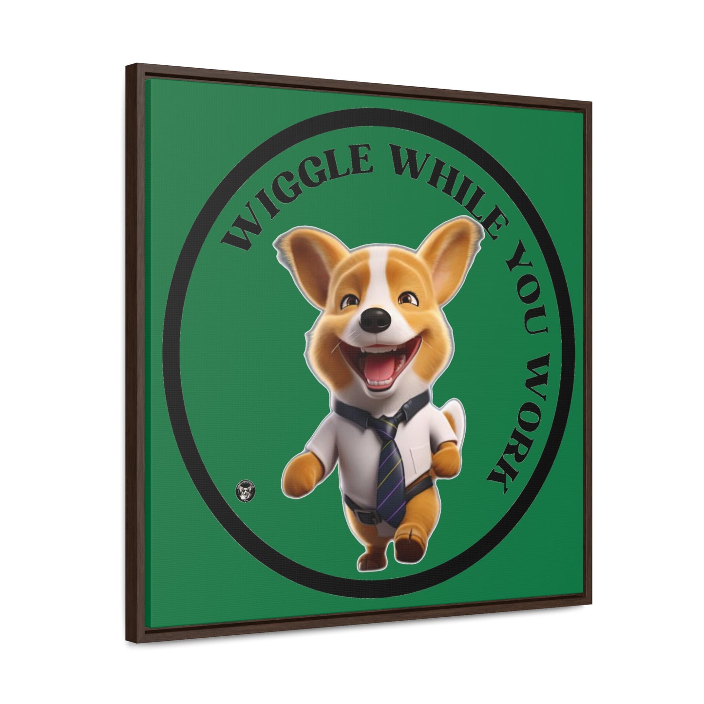 Wiggle While You Work - Framed on Canvas