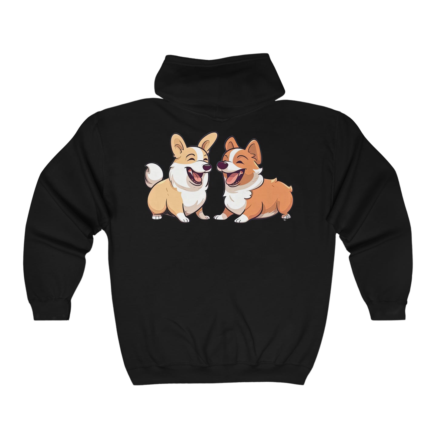 Corgi Couple - Zip Hoodie