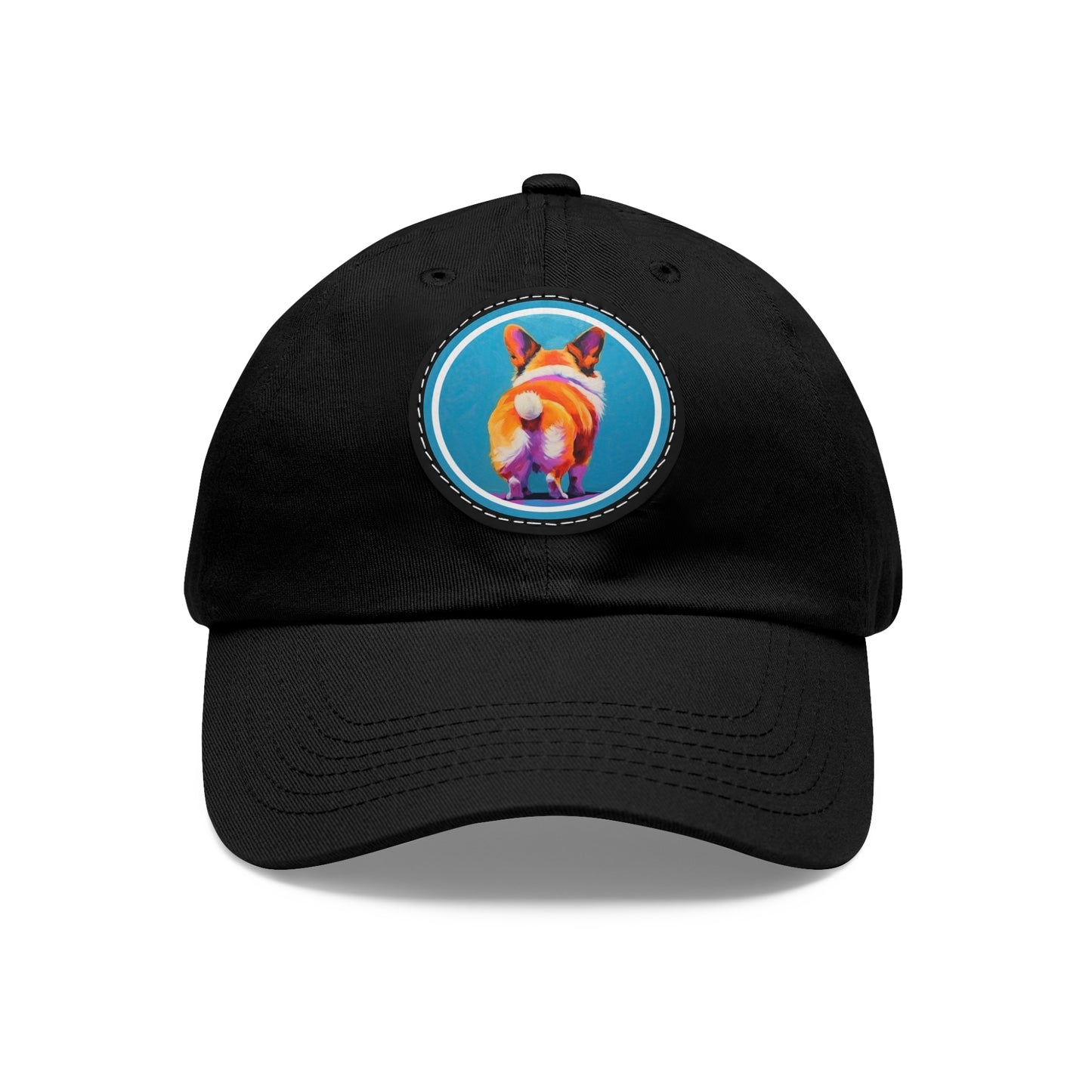 Corgi Butt - Cap with Leather Patch