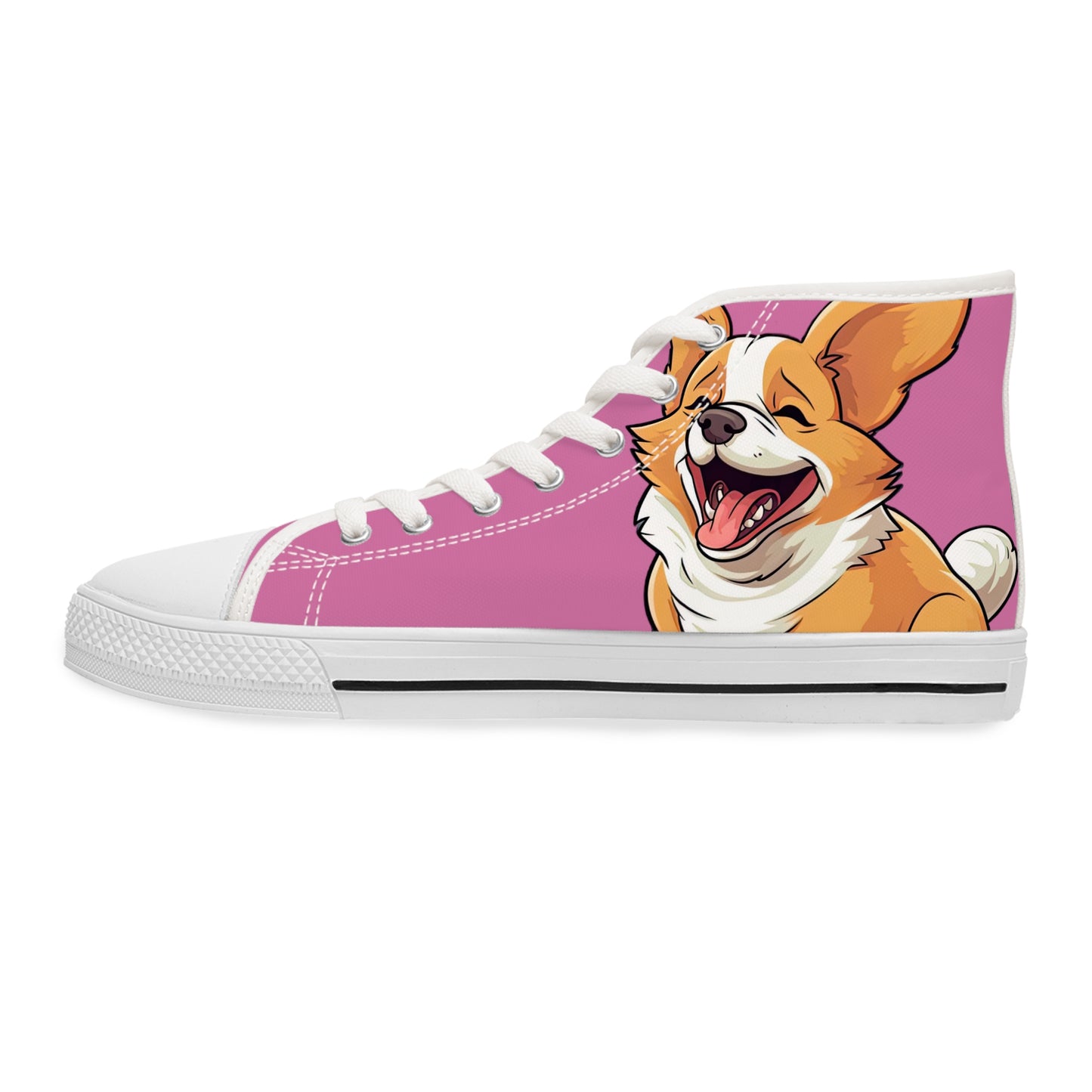 Jolly Jiggler Big Pink - Women's High Top Sneakers