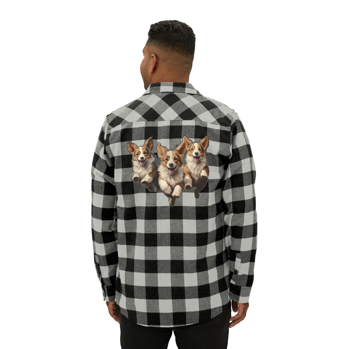 Corgi Enthusiasm - Flannel Shirt