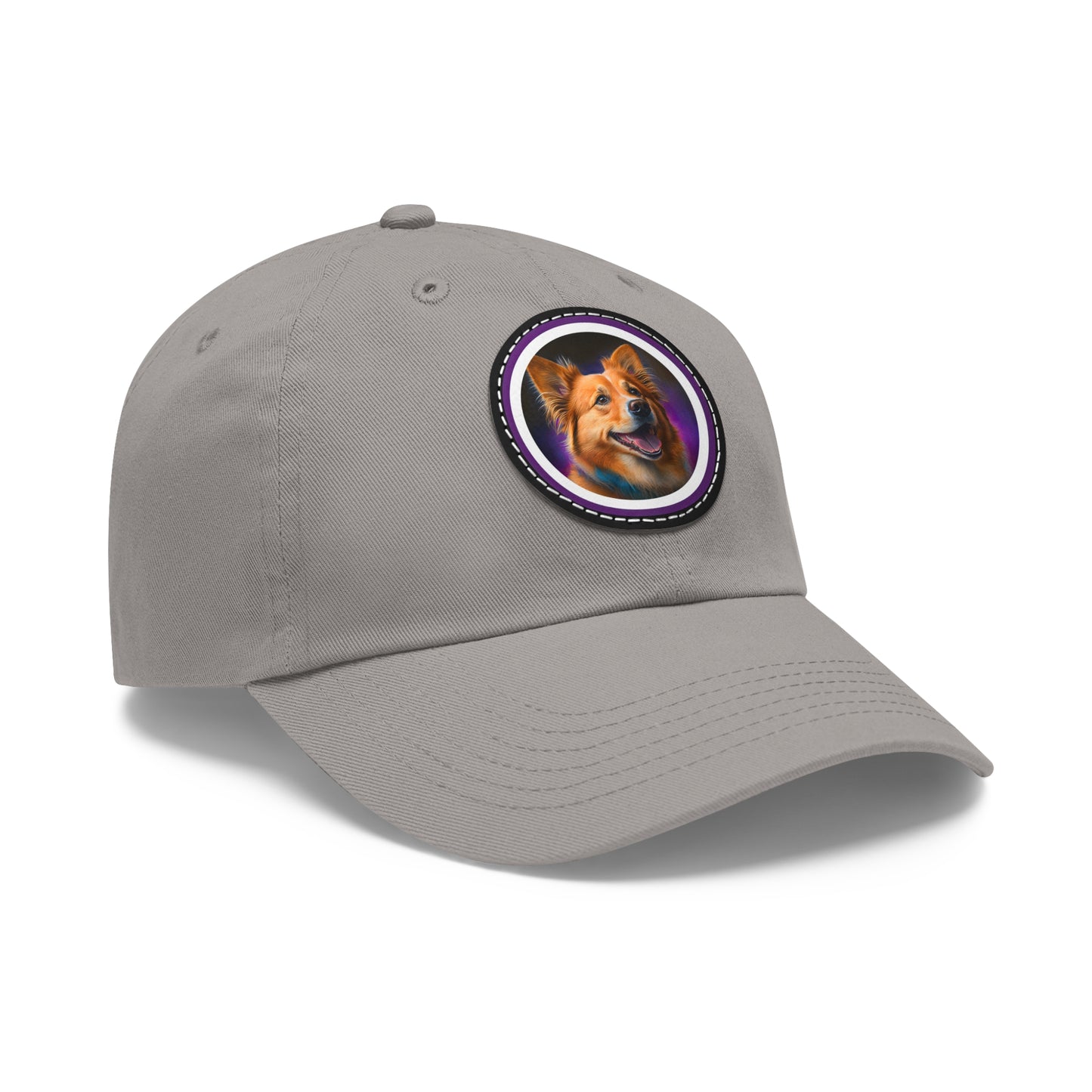 Golden Corgi - Cap with Leather Patch