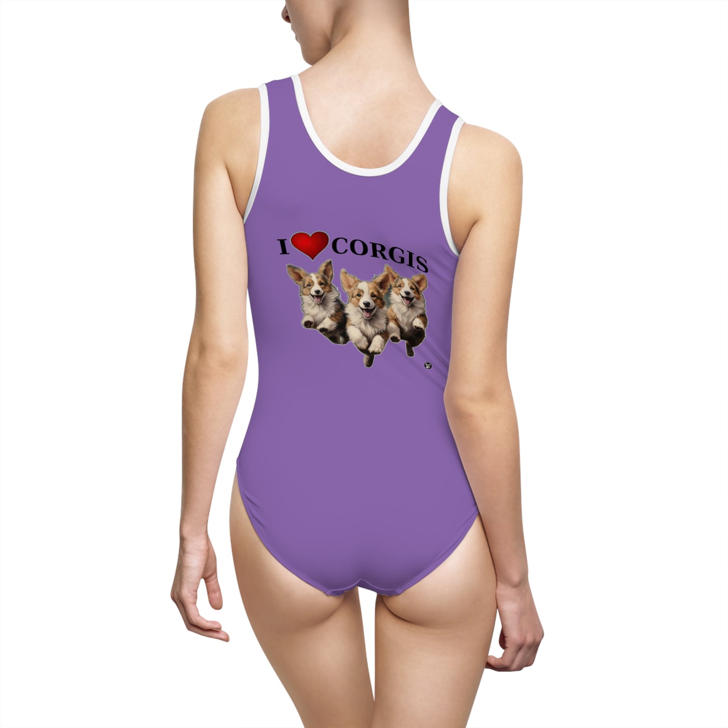I Heart Corgis - Classic One-Piece Swimsuit