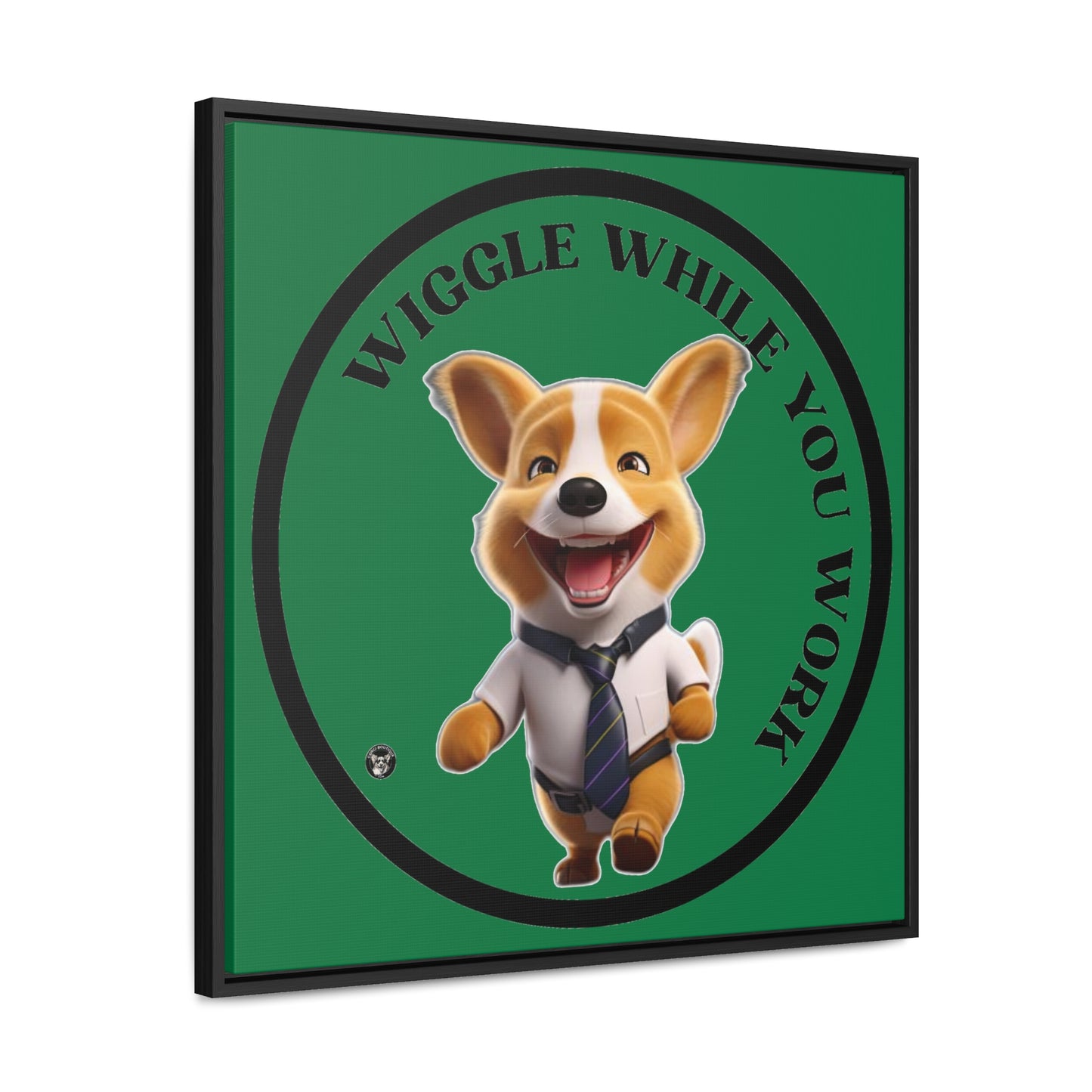 Wiggle While You Work - Framed on Canvas