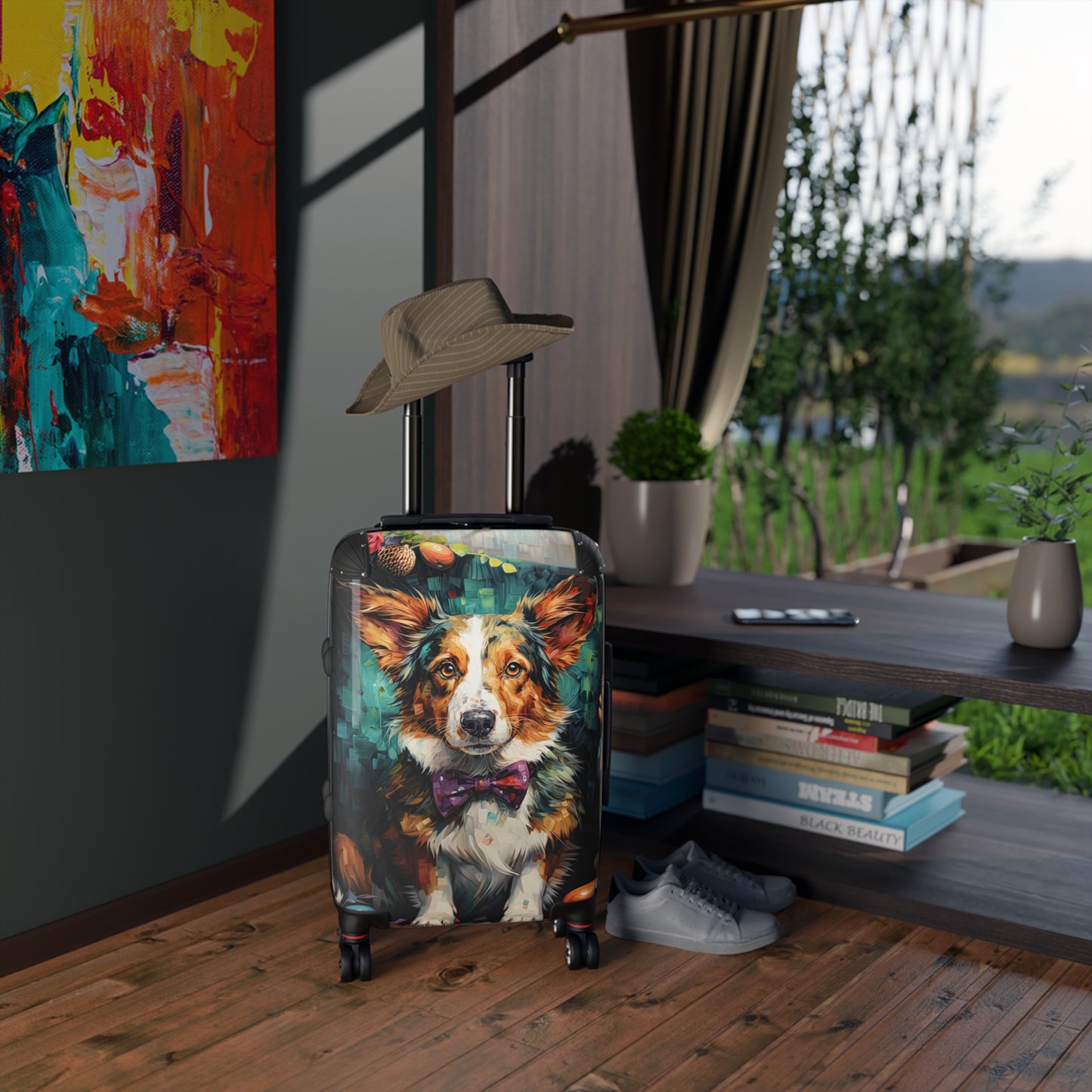 Formal Corgi - Suitcase