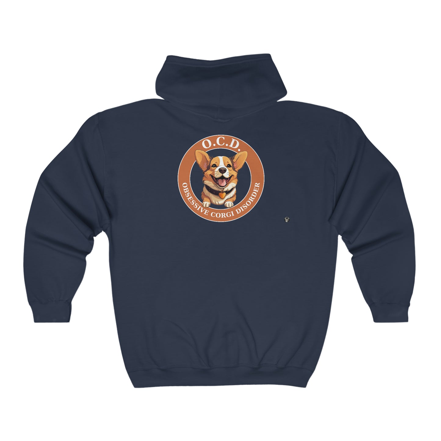 O.C.D. Obsessive Corgi Disorder - Zip Hoodie