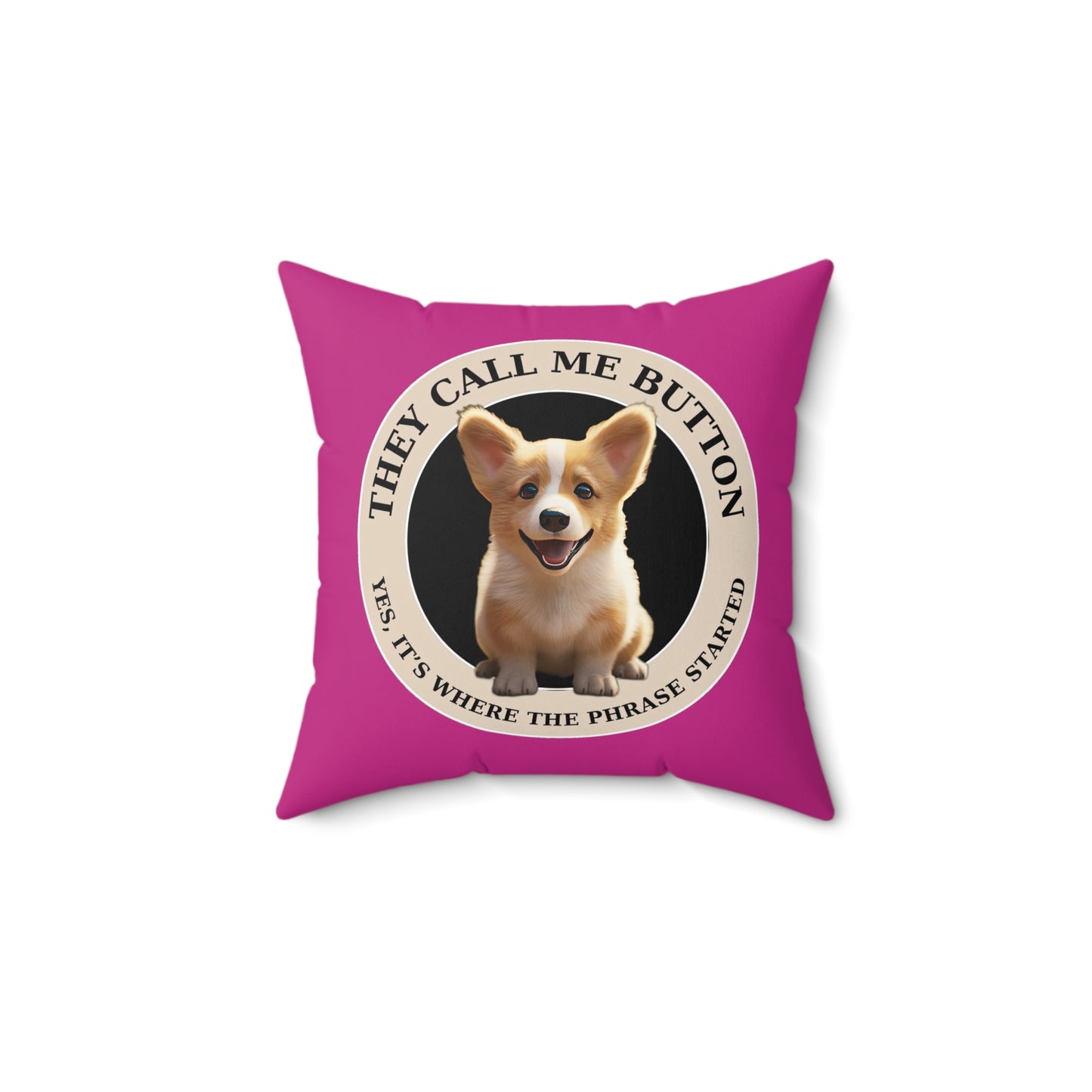 Cute as a Button - Throw Pillow