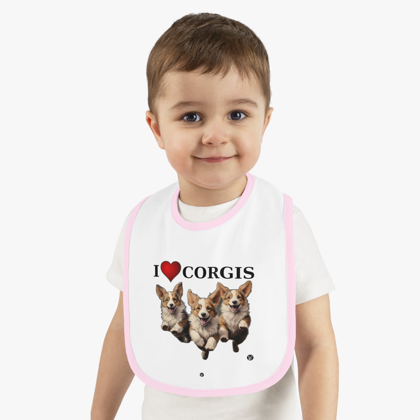 I Heart Corgis - Baby Bib