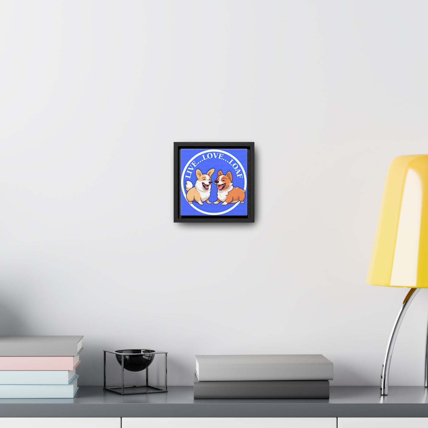 Live...Love...Loaf - Framed on Canvas