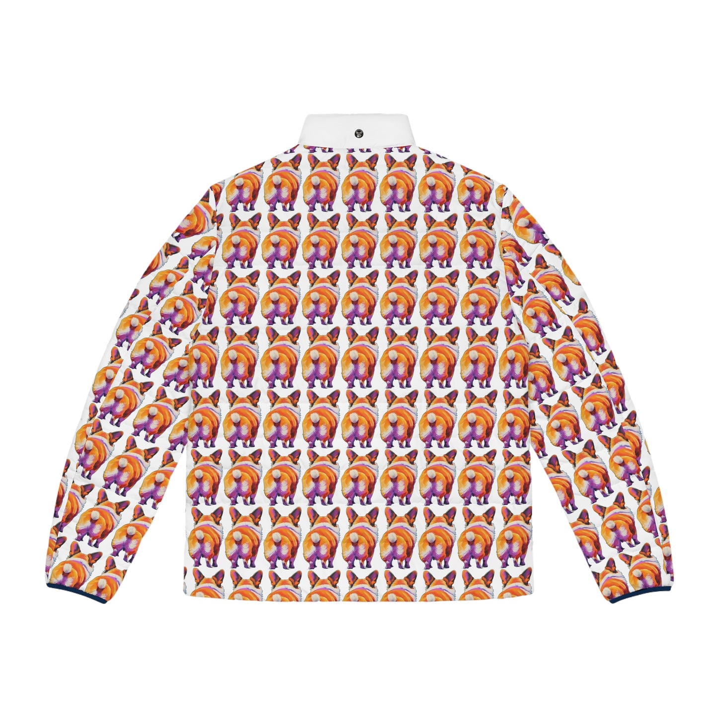 Corgi Butt Mosaic - Puffer Jacket