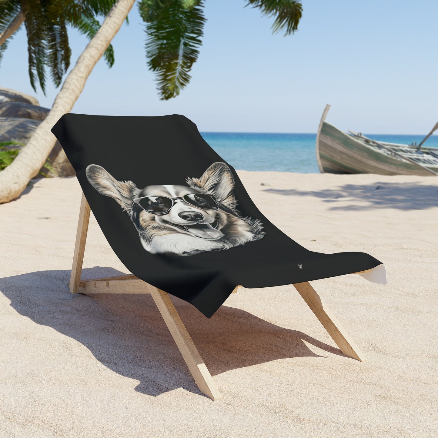 Corgi Cool - Beach Towel