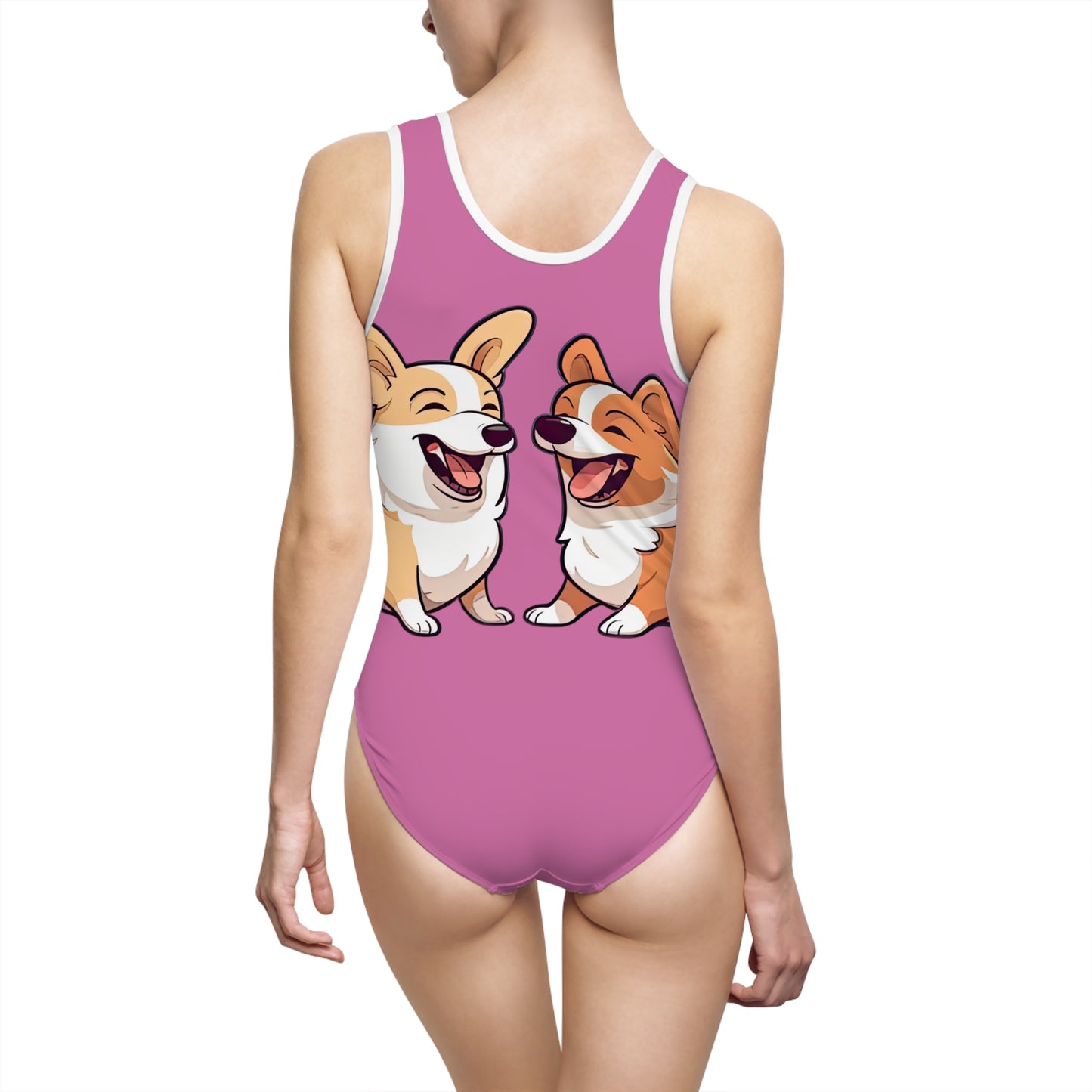 Corgi Couple - Classic One-Piece Swimsuit