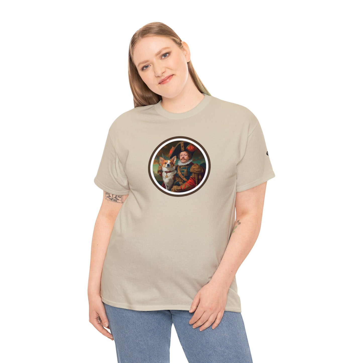 First Royal Corgi - Unisex Heavy Cotton Tee