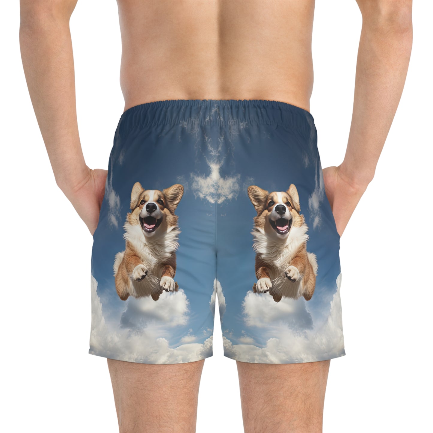 Super Corgi Swim Trunks
