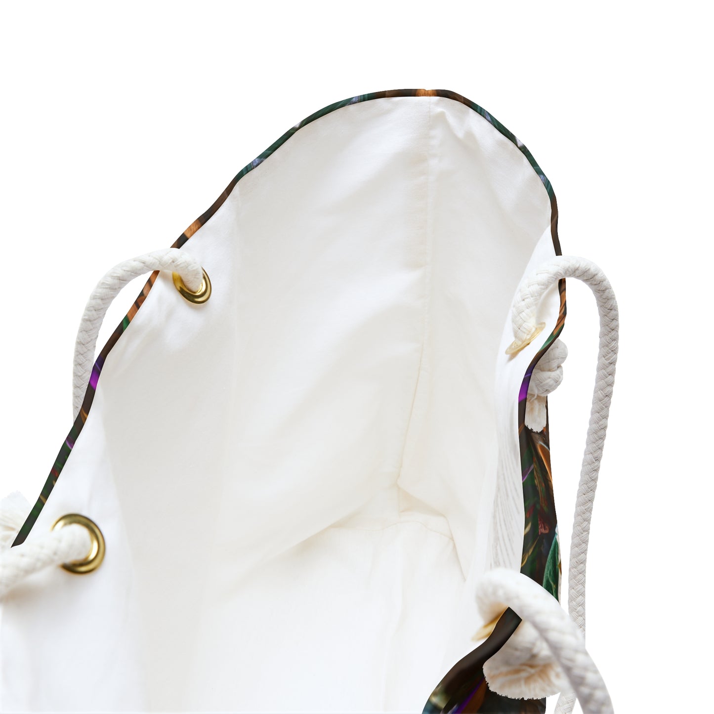Santa's Little Helper Weekender Beach Bag – Christmas Themed Corgi Elf Travel Tote