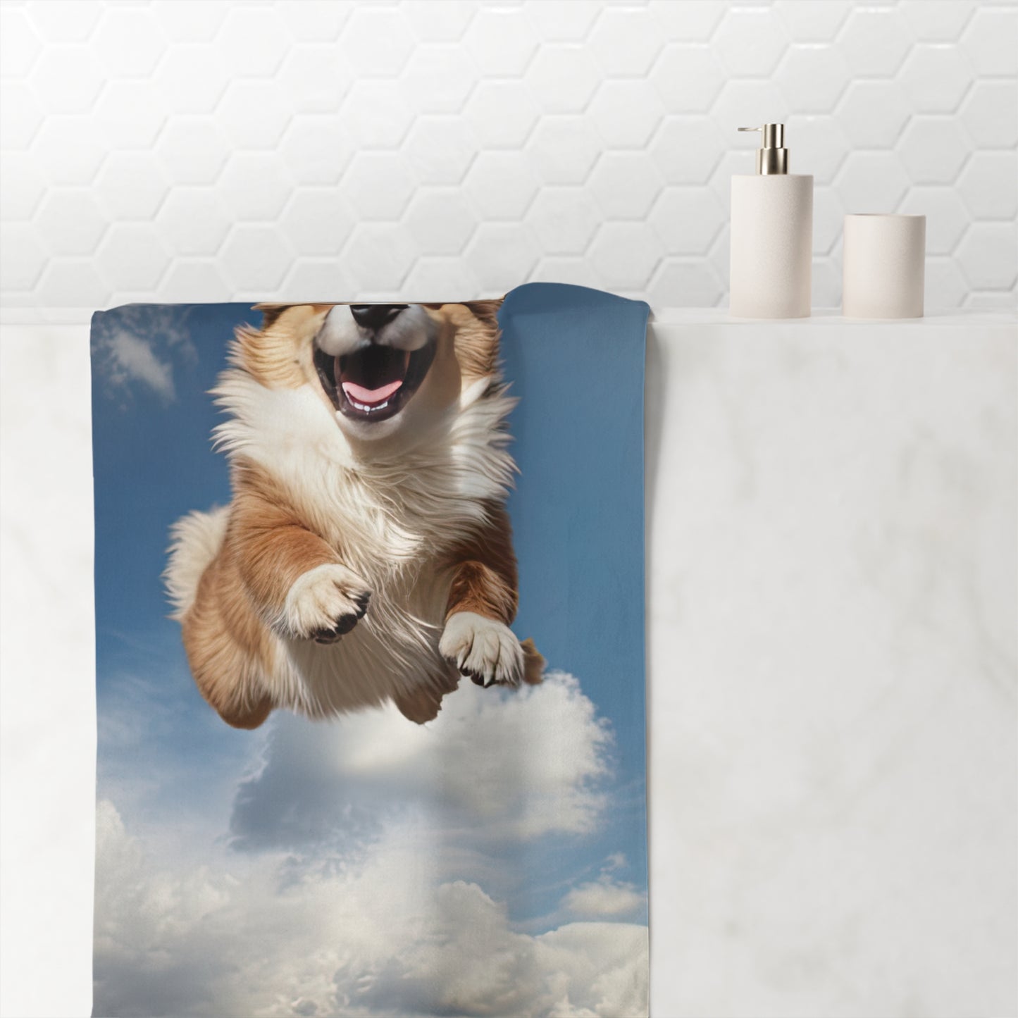 Super Corgi - Bath Towel